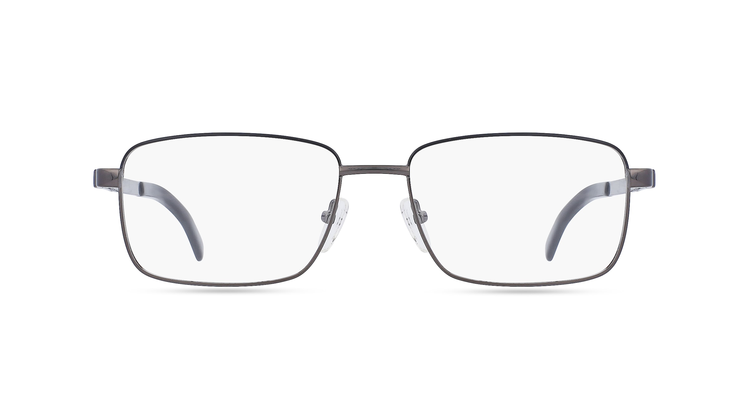 Fielmann OPH 9960 FLEX CL Herren-Brille inkl. Gläser Vollrand Eckig Metall-Gestell 57mm/18mm/145mm, grau