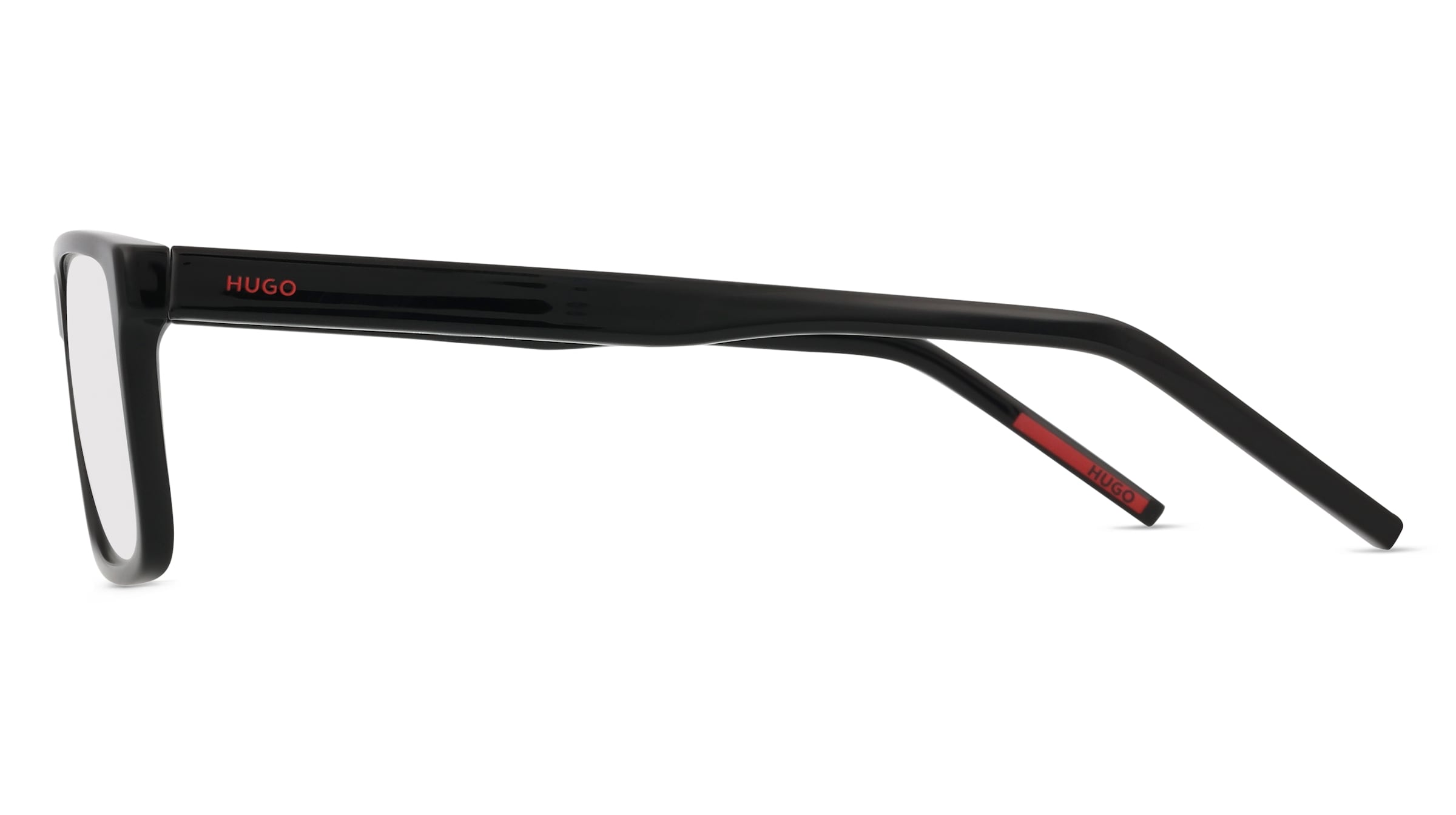 Thumbnail - Hugo HG 1262 Herren-Brille inkl. Gläser Vollrand Eckig Acetat-Gestell 55/16/145, schwarz