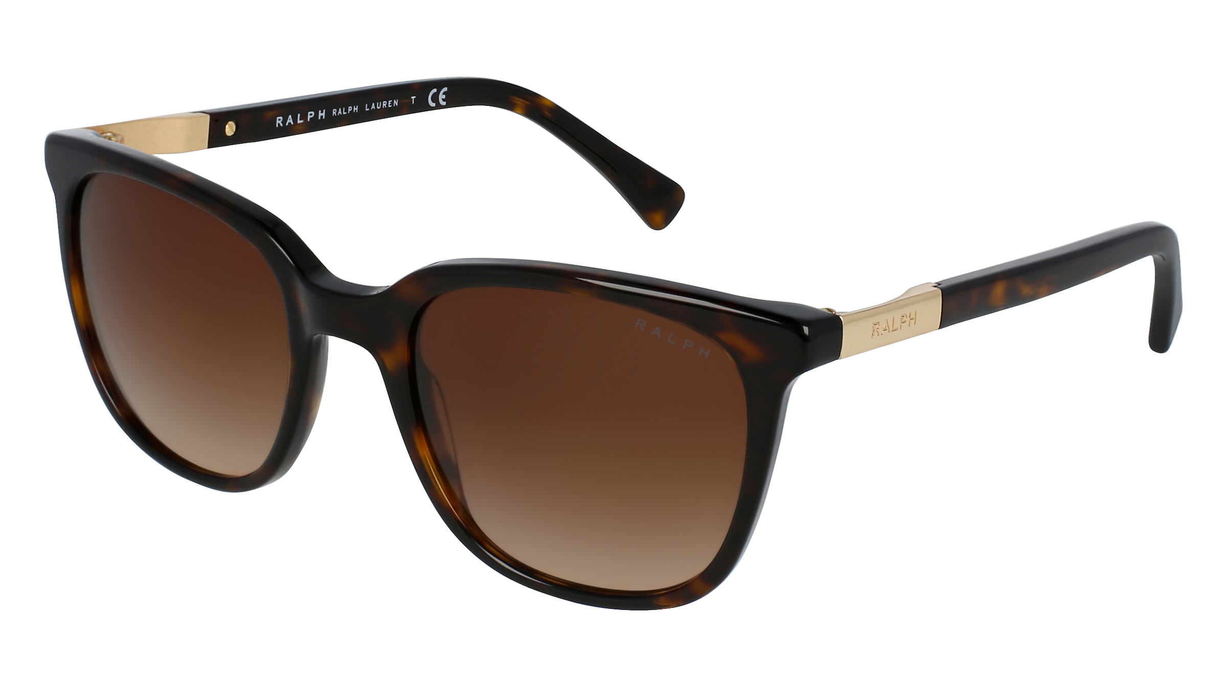 Ralph Lauren RA5206 Damen-Sonnenbrille Vollrand Eckig Acetat-Gestell, Havanna