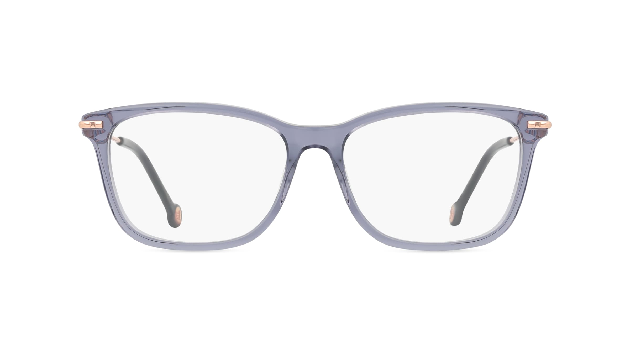 Carolina Herrera 0102 Damen-Brille inkl. Gläser Vollrand Eckig Acetat-Gestell 52mm/15mm/145mm, blau