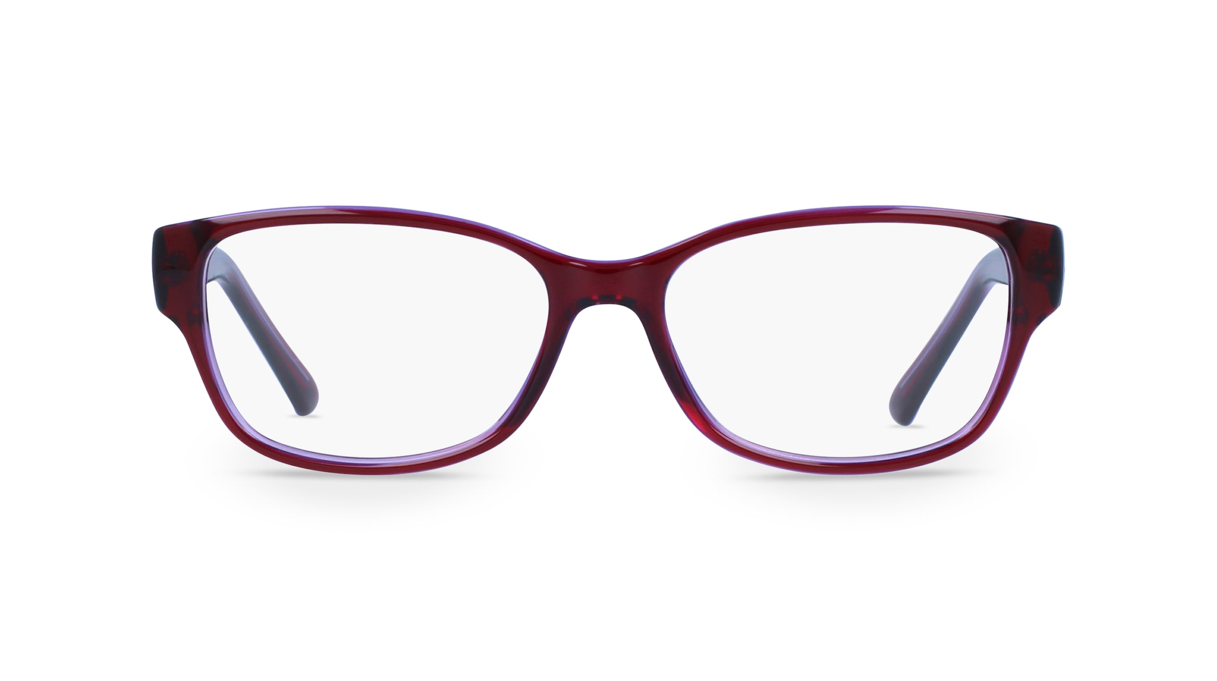 Fielmann MC 500 CL Damen-Brille inkl. Gläser Vollrand Eckig Propionat-Gestell 51mm/15mm/130mm, Rot