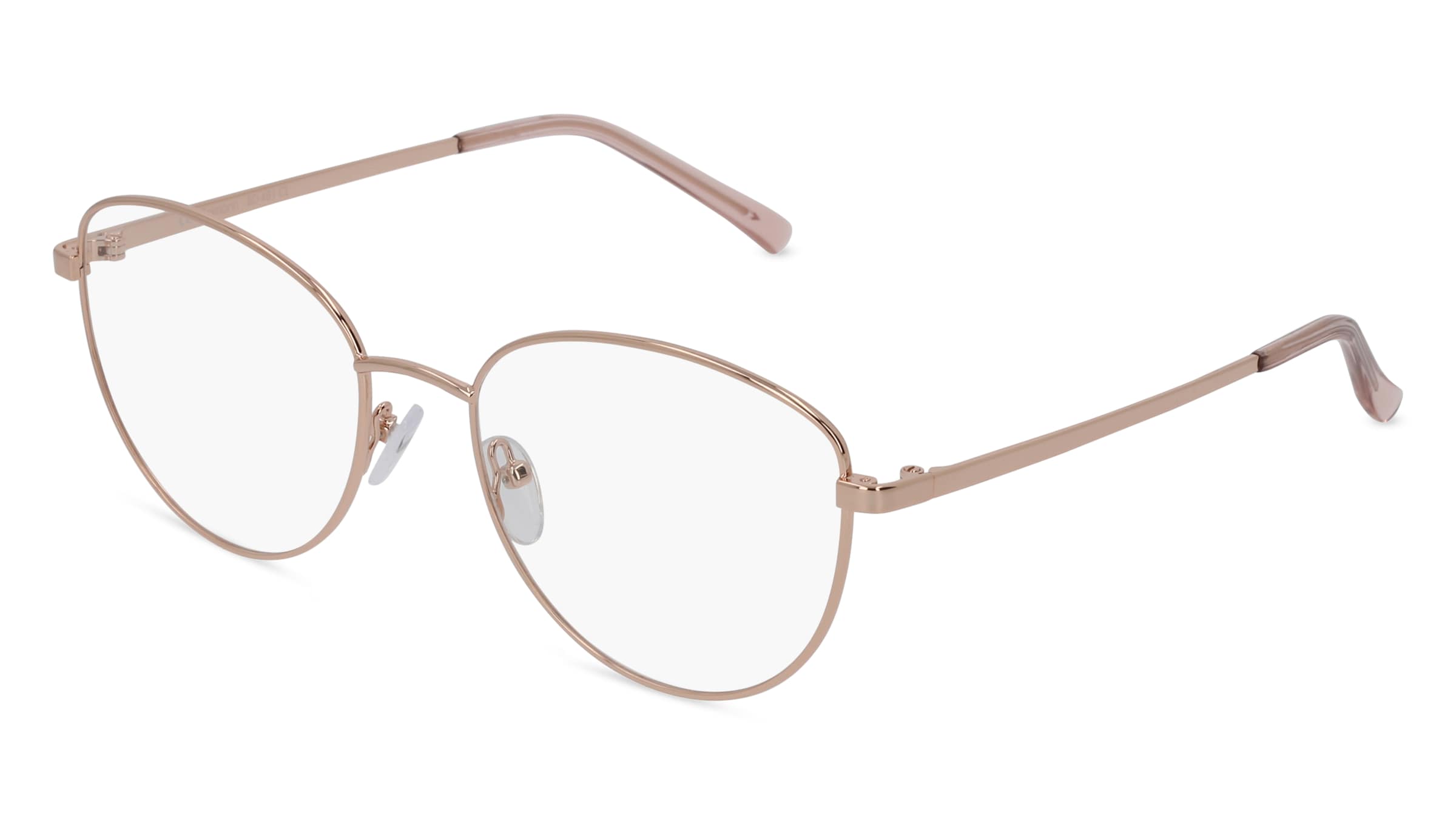 Fielmann BD 481 CL Damen-Brille inkl. Gläser Vollrand Eckig Edelstahl-Gestell 53mm/18mm/135mm, pink