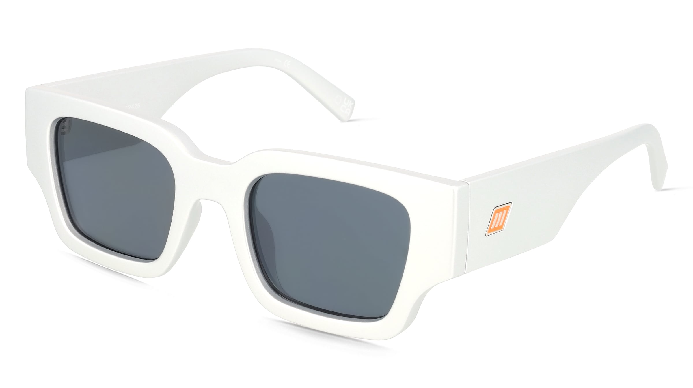 Le Specs ATLANTIS Unisex-Sonnenbrille Vollrand Quadratisch Polycarbonat-Gestell, Silber