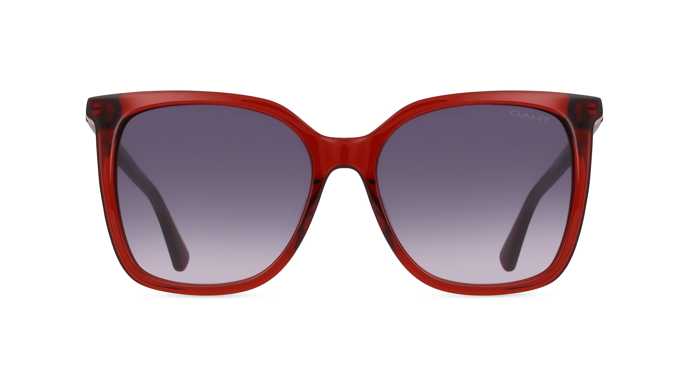 Gant GA8093 Damen-Sonnenbrille Vollrand Eckig Kunststoff-Gestell, rot