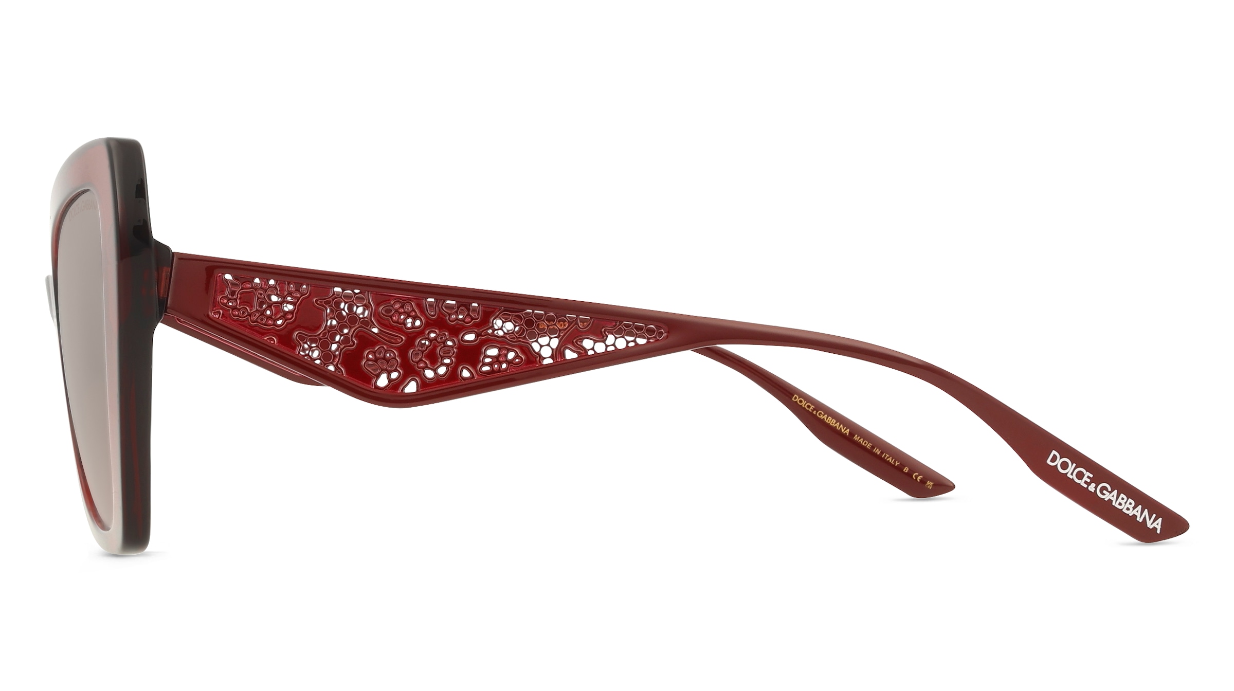 Thumbnail - Dolce&Gabbana DG4489 Damen-Sonnenbrille Vollrand Cat Eye Acetat-Gestell, rot