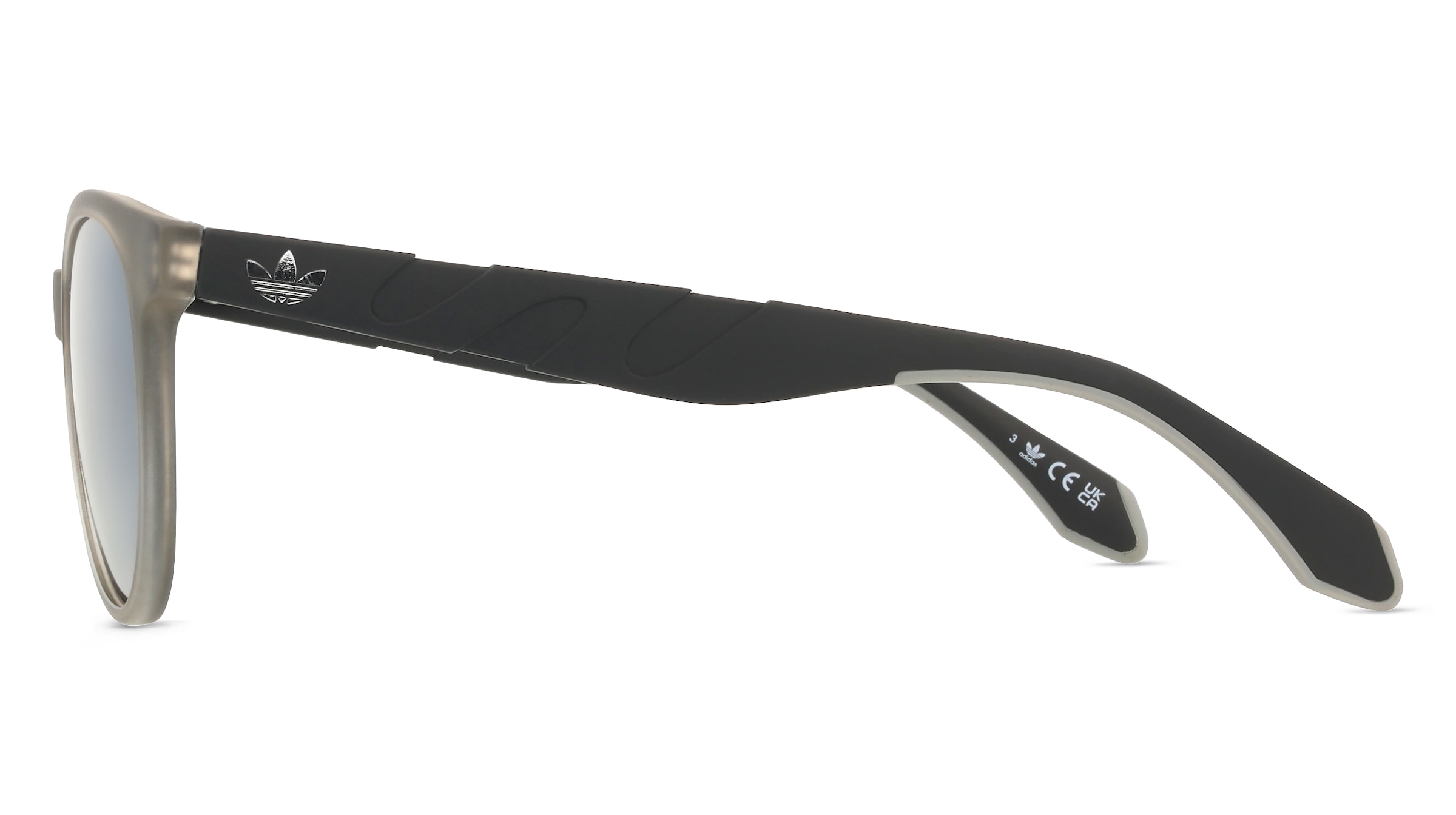 Thumbnail - Adidas OR0102 Damen-Sonnenbrille Vollrand Rund Acetat-Gestell, transparent