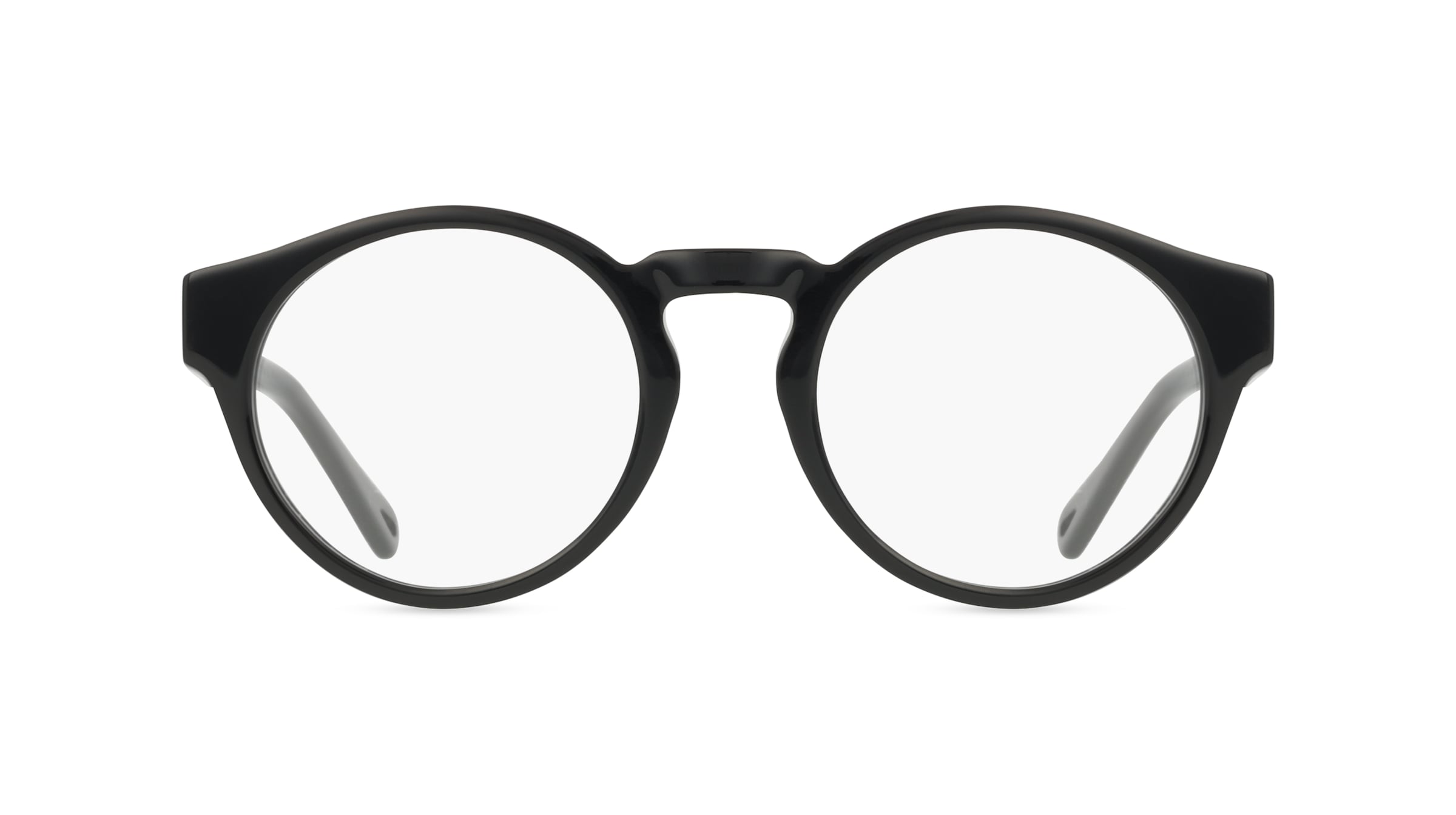 Chloé CH0159O Unisex-Brille inkl. Gläser Vollrand Rund Kunststoff-Gestell 51mm/21mm/145mm, schwarz