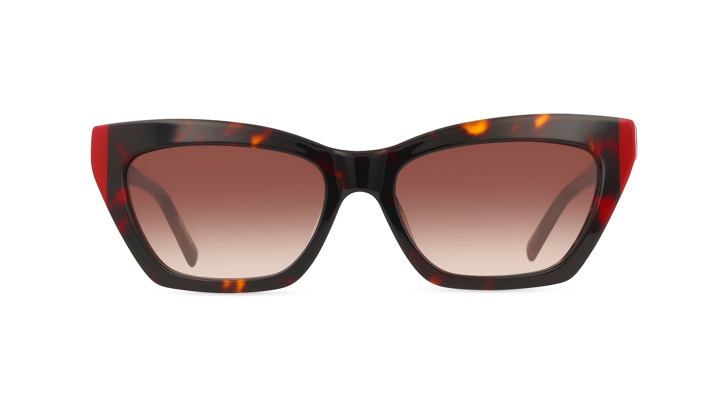 DKNY DK547S Damen-Sonnenbrille Vollrand Cateye Acetat-Gestell, braun