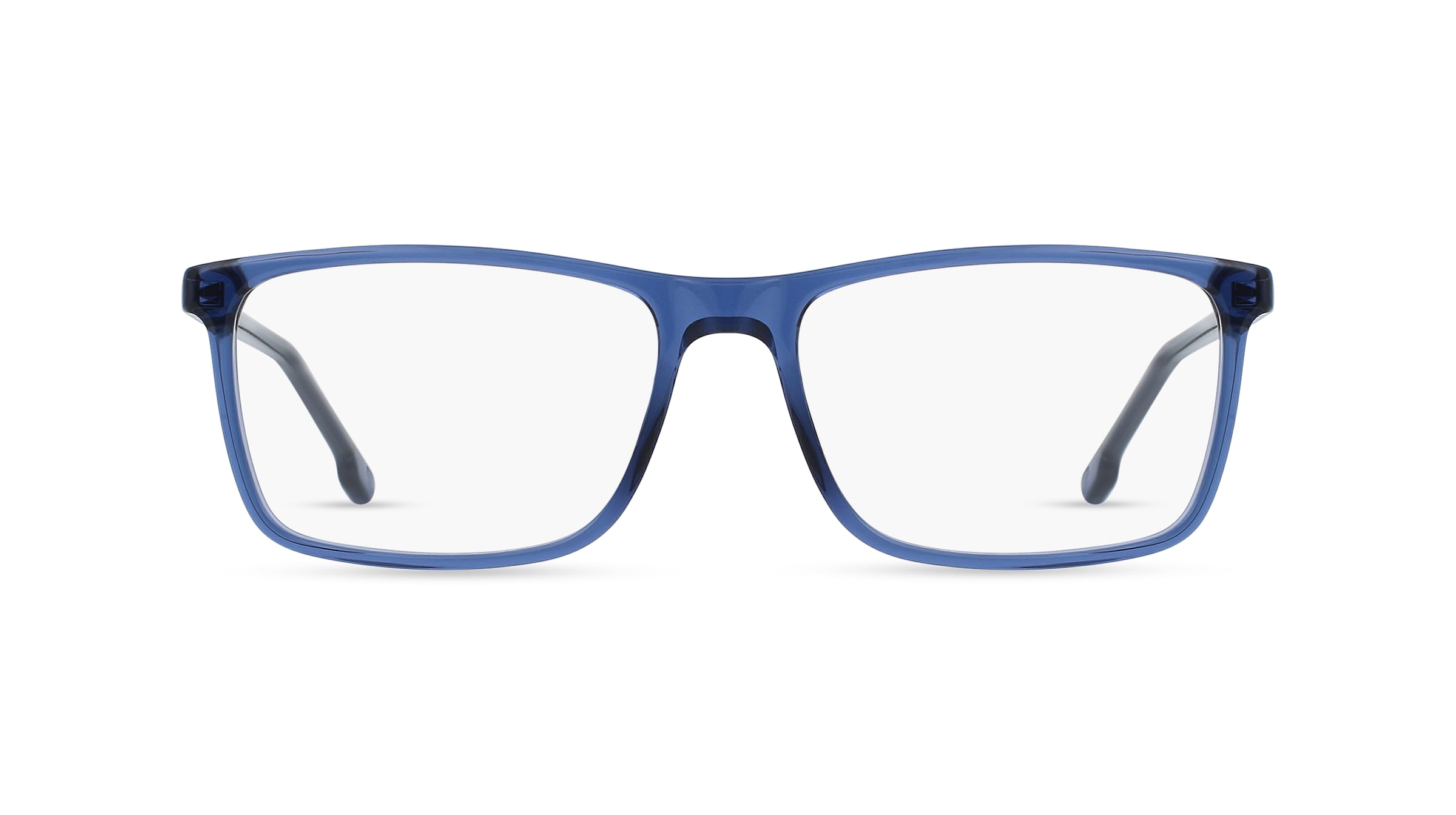 Carrera 225 Herren-Brille inkl. Gläser Vollrand Eckig Acetat-Gestell 56mm/17mm/145mm, blau