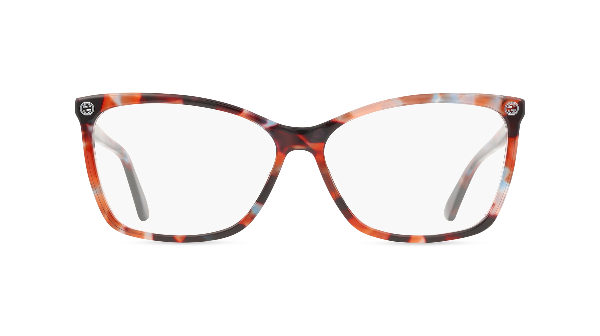 Gucci GG0025O Damen-Brille inkl. Gläser Vollrand Butterfly Acetat-Gestell 58mm/14mm/140mm, braun