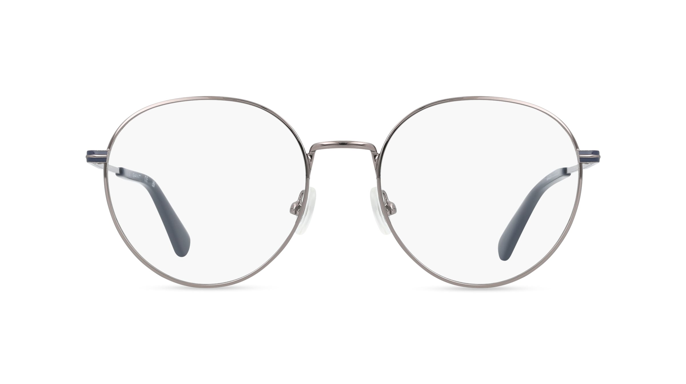 Gant GA50054 Herren-Brille inkl. Gläser Vollrand Rund Metall-Gestell 52/20/145, grau
