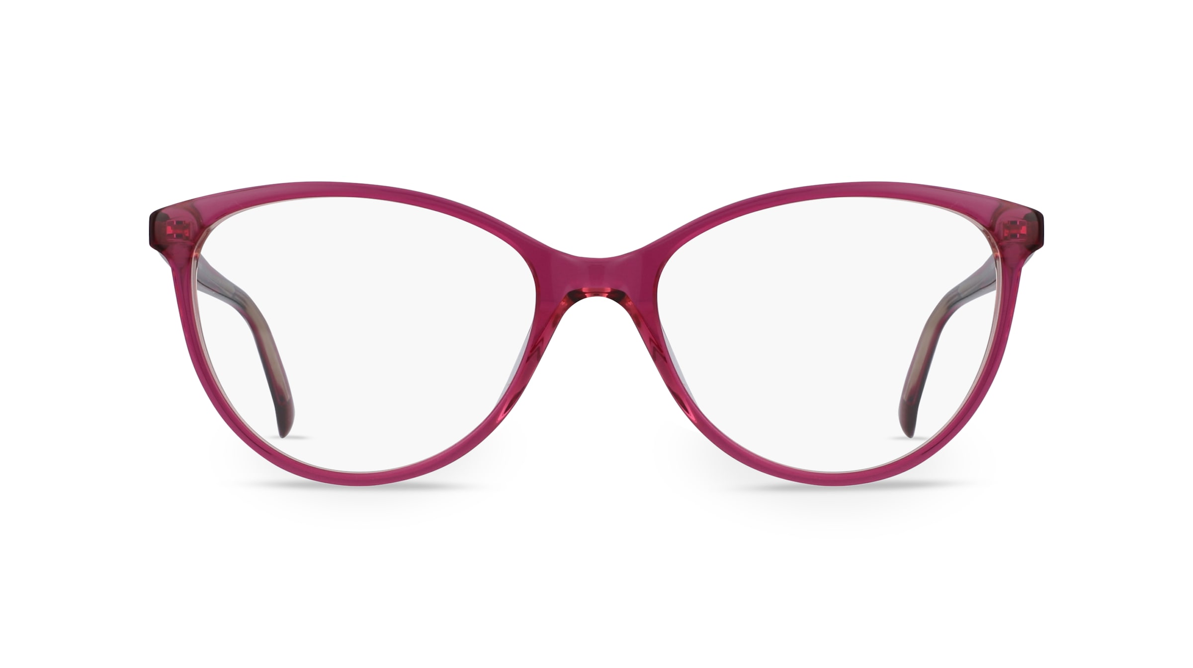 Fielmann LN 002 CL Damen-Brille inkl. Gläser Vollrand Butterfly Acetat-Gestell 53mm/16mm/135mm, pink