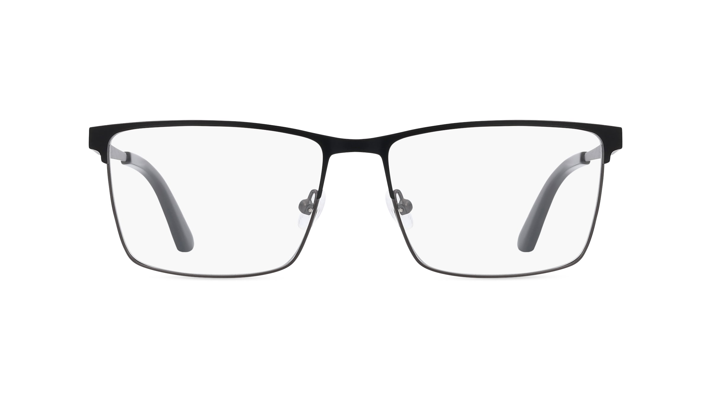 Calvin Klein CK22102 Herren-Brille inkl. Gläser Vollrand Eckig Metall-Gestell 57mm/17mm/145mm, schwarz