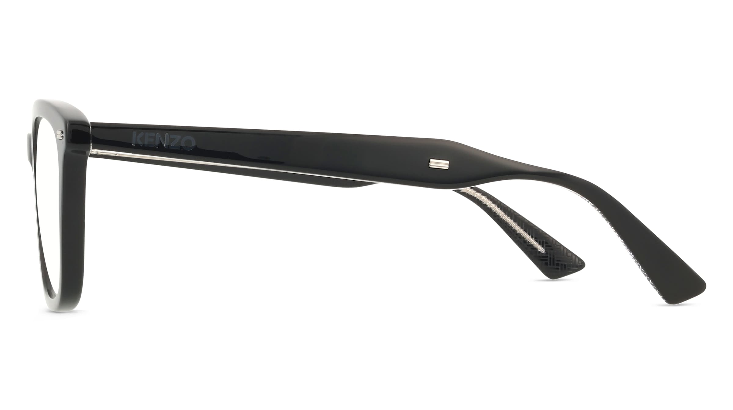 Thumbnail - Kenzo KZ50229I WEAVE Herren-Brille inkl. Gläser Vollrand Eckig Acetat-Gestell 52/19/145, schwarz