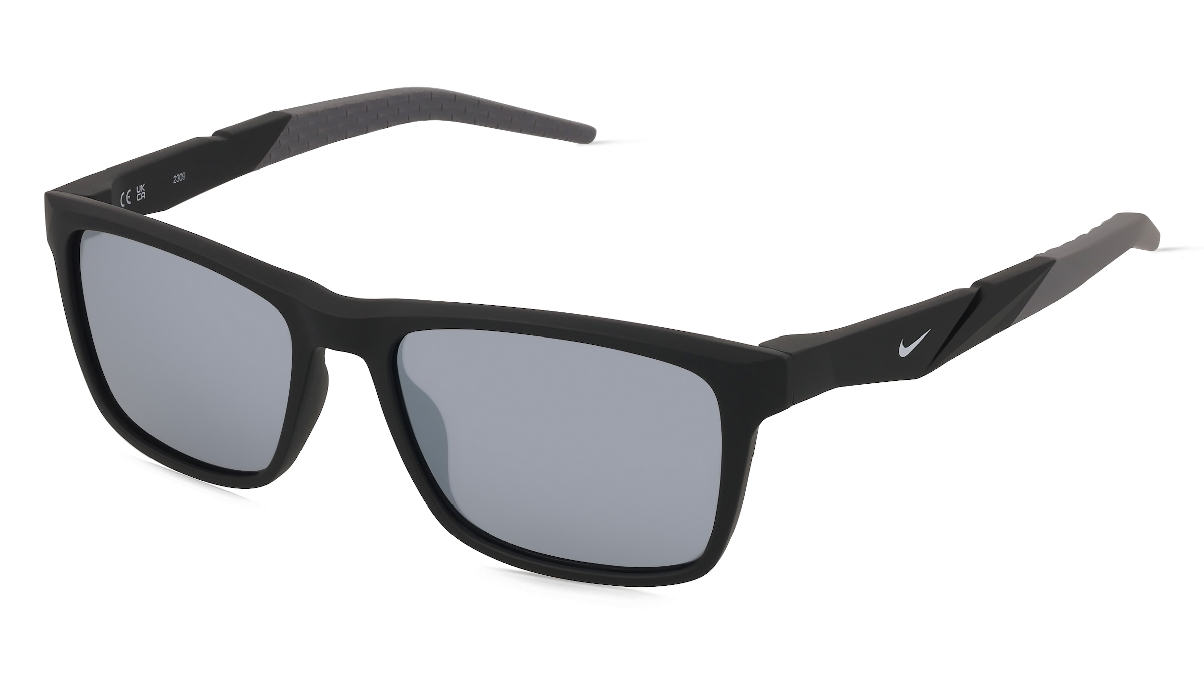 Nike RADEON 1 FV2402 Unisex-Sonnenbrille Vollrand Quadratisch Acetat Spritzguss-Gestell, Schwarz