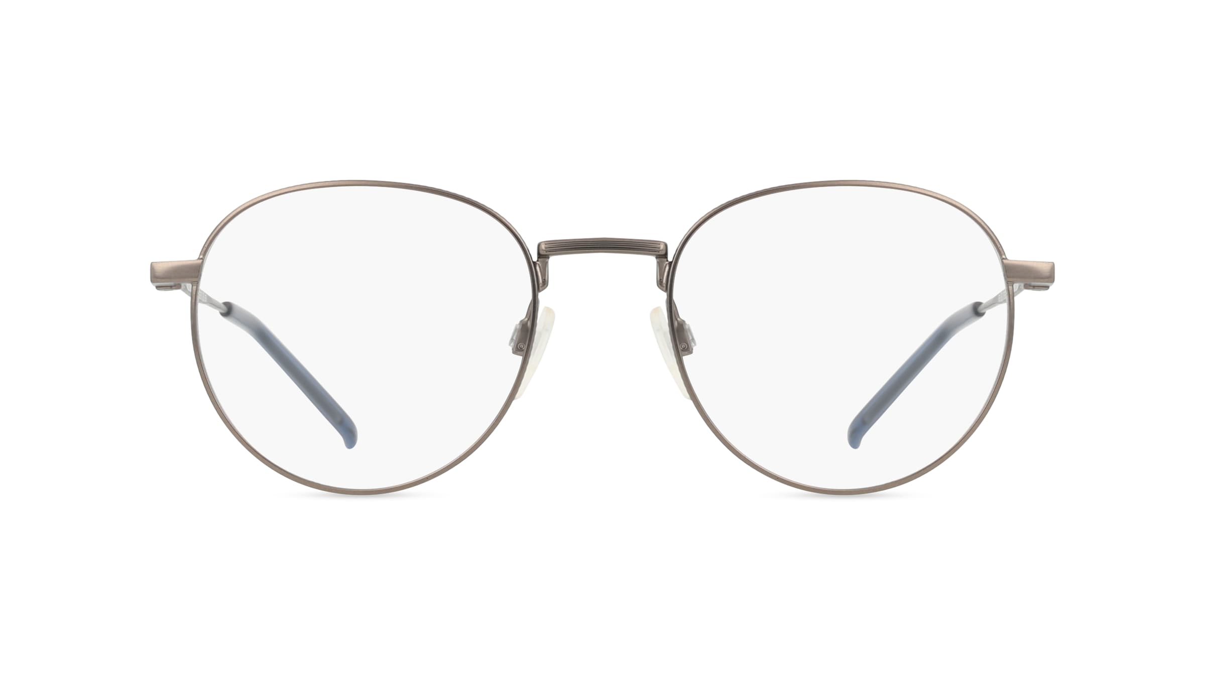 Tommy Hilfiger Eyewear TH 1875 Herren-Brille inkl. Gläser Vollrand Panto Metall-Gestell 50mm/20mm/145mm, grau