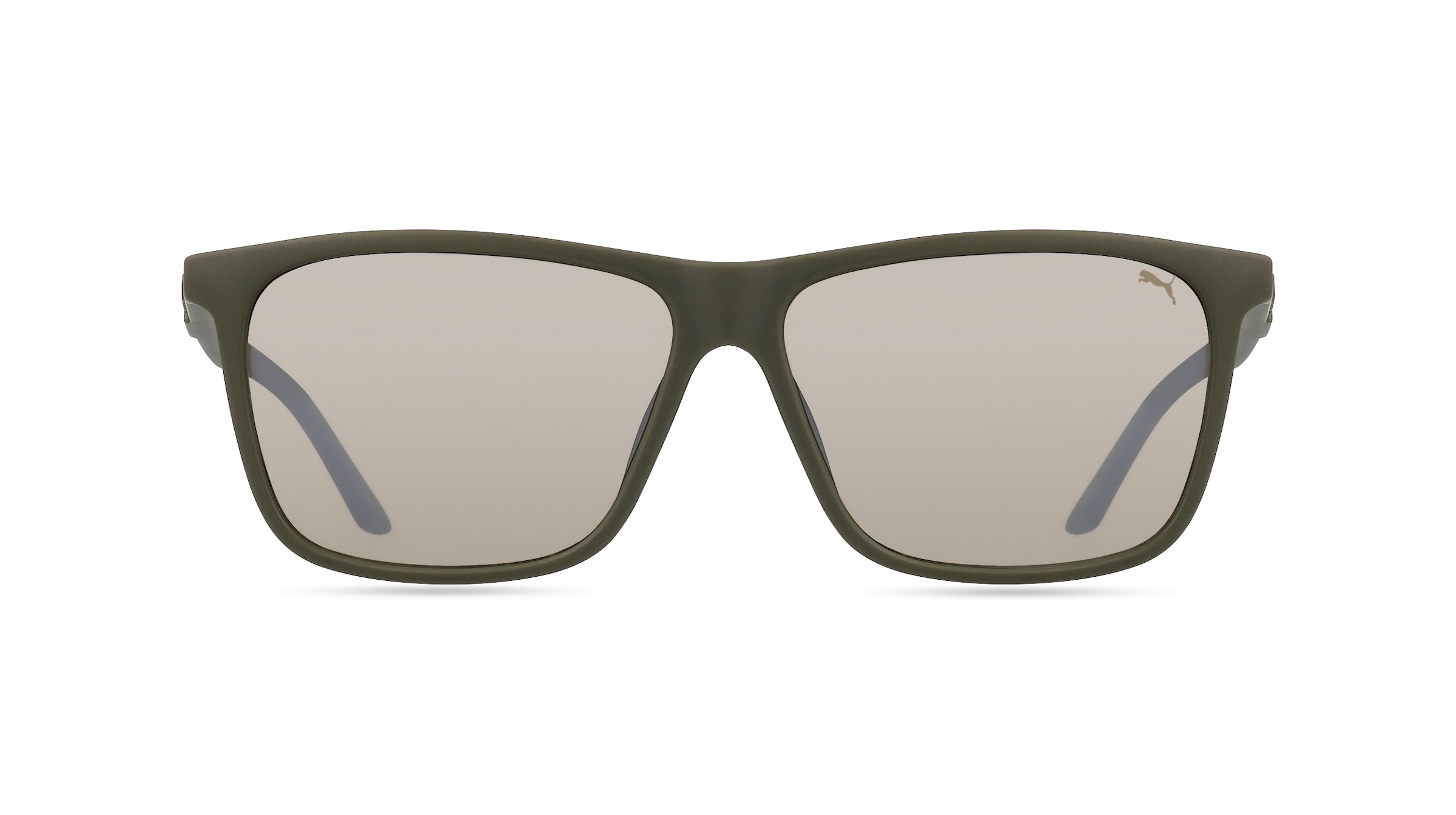 Puma PU0322S Herren-Sonnenbrille Vollrand Eckig Kunststoff-Gestell, grün