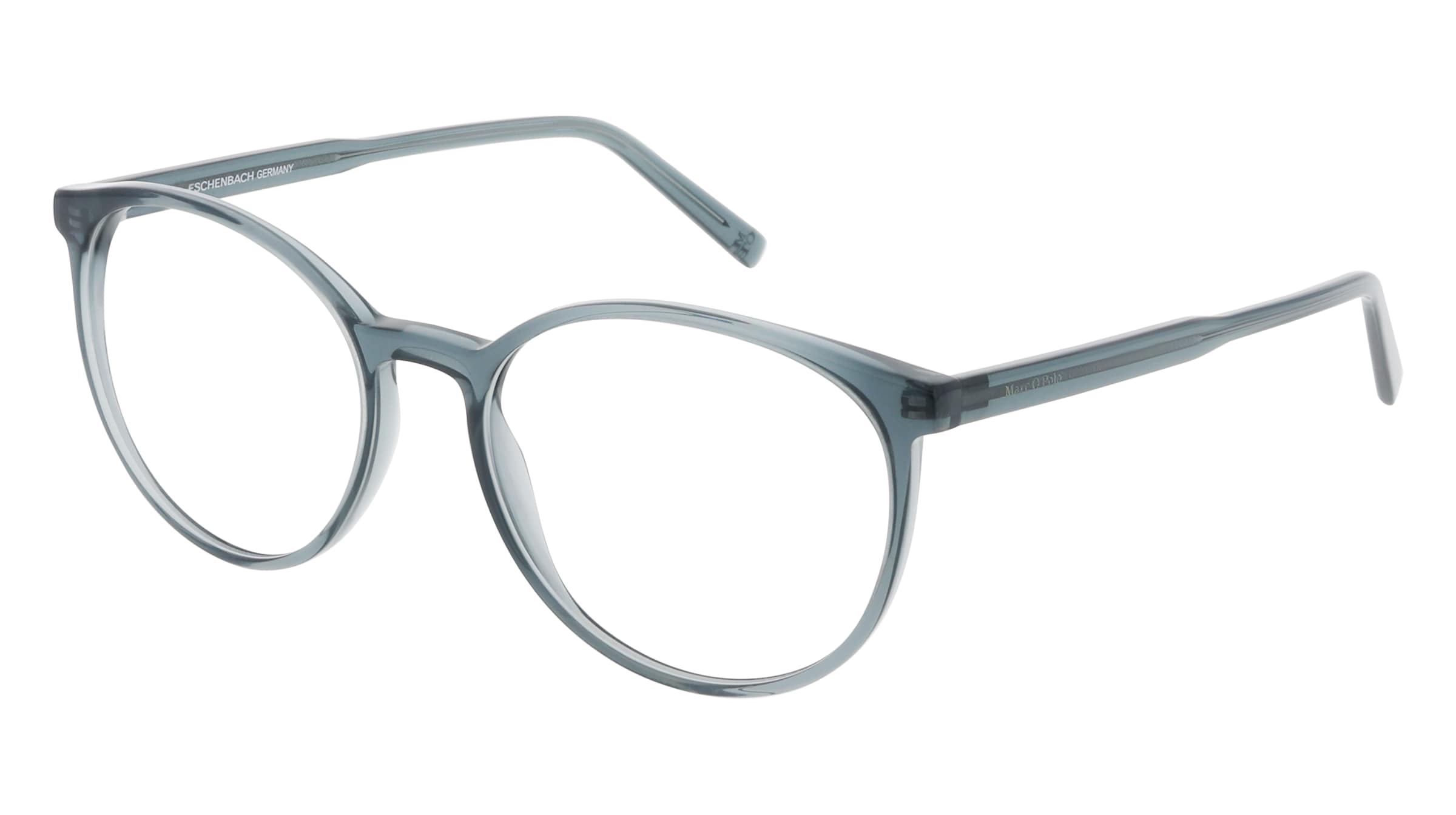 Marc O'Polo Eyewear 503251 Herren-Brille inkl. Gläser Vollrand Panto Kunststoff-Gestell 53/17/145, Blau