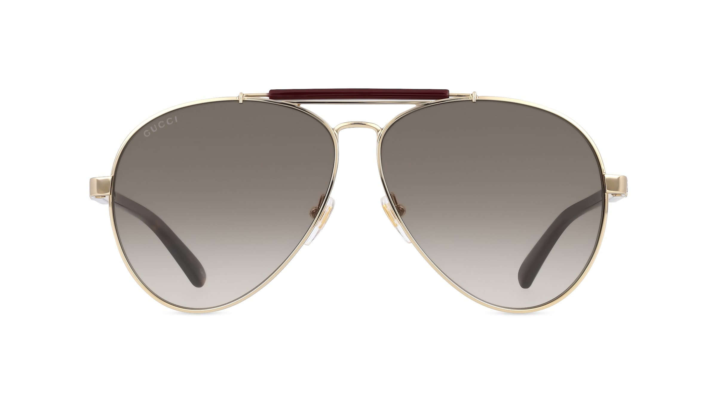 Gucci GG1287S Unisex-Sonnenbrille Vollrand Pilot Metall-Gestell, gold