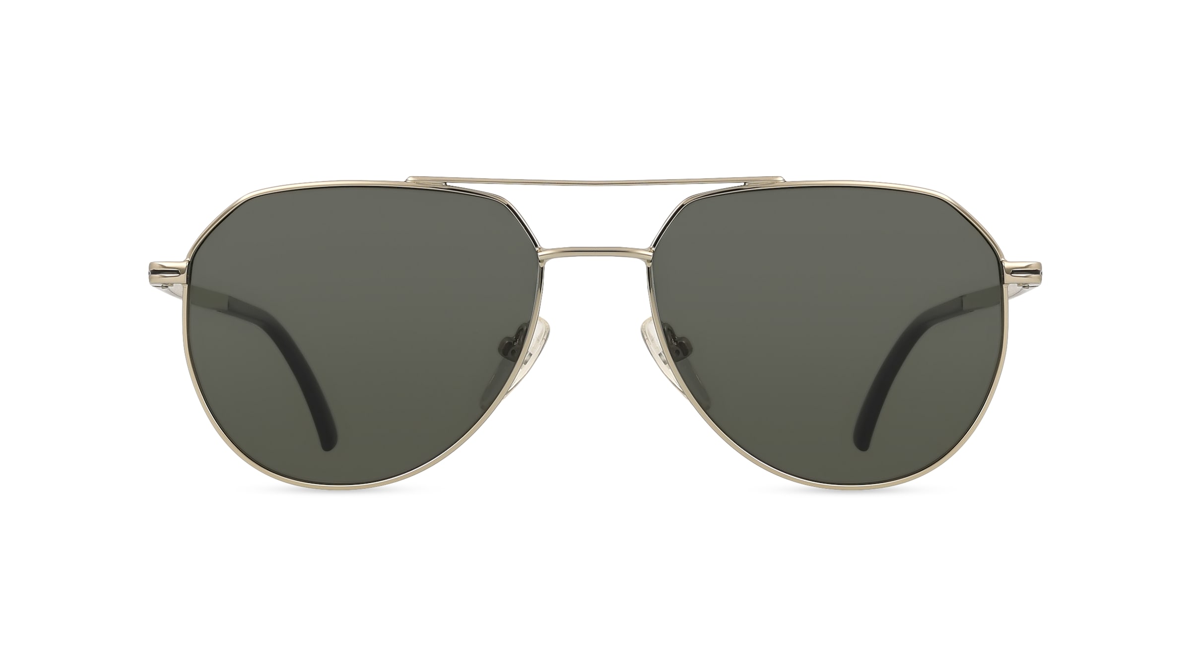 Fielmann MC 570 SUN CL DOMINIC Unisex-Sonnenbrille Vollrand Pilot Edelstahl-Gestell, grau