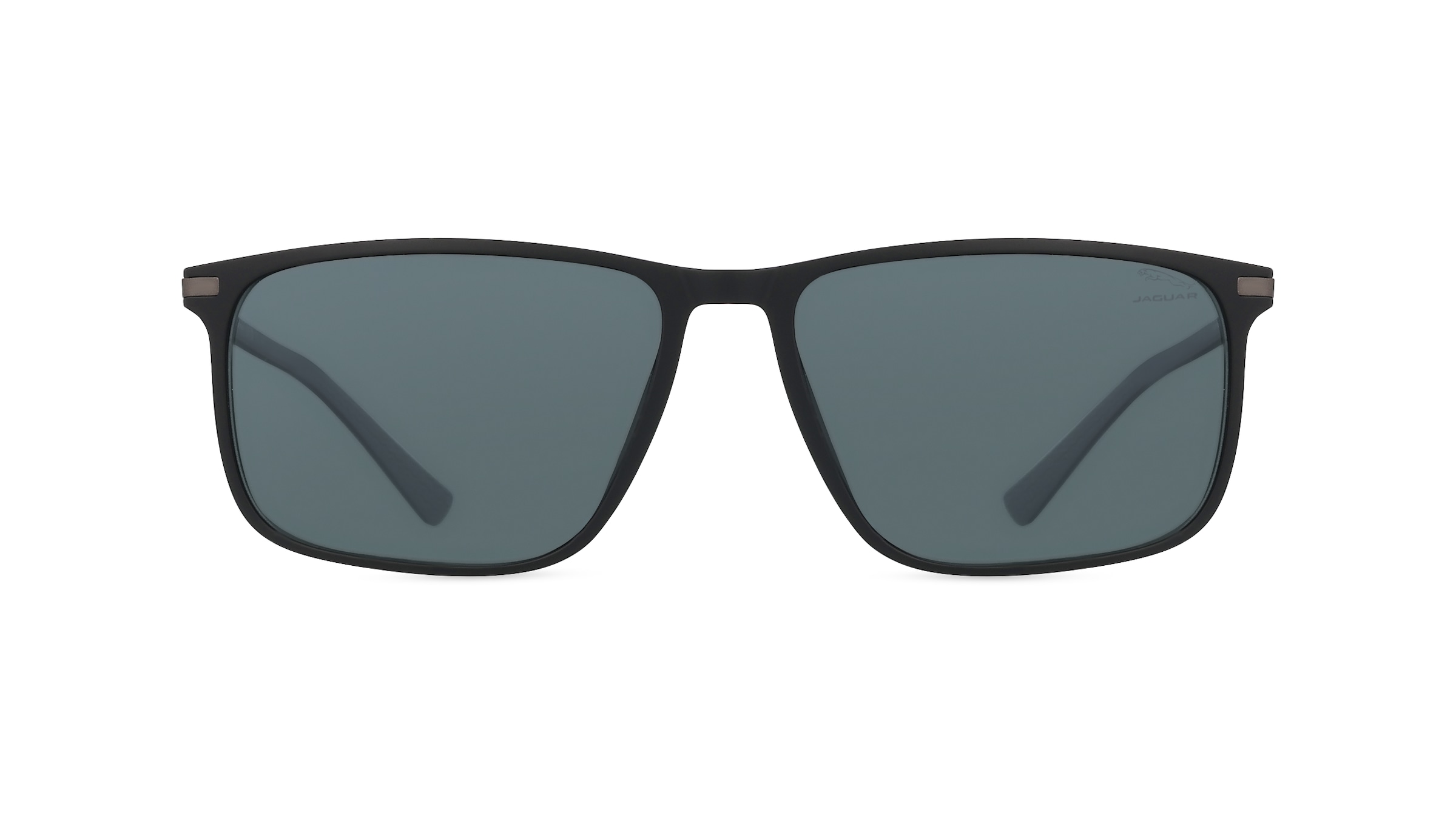 Jaguar J 7620 Herren-Sonnenbrille Vollrand Eckig Kunststoff-Gestell, schwarz