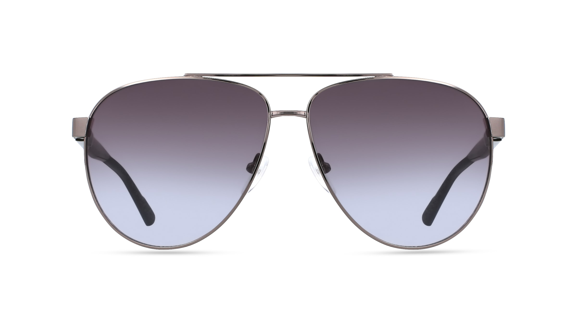 Calvin Klein CK21132S Unisex-Sonnenbrille Vollrand Pilot Metall-Gestell, grau