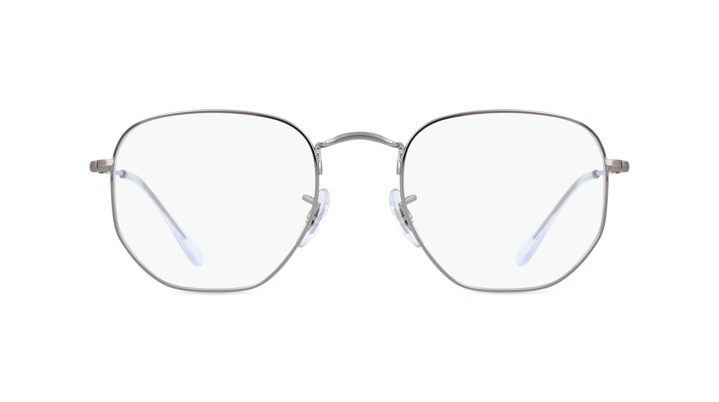 Ray-Ban RX6448 Unisex-Brille inkl. Gläser Vollrand Panto Metall-Gestell 51mm/21mm/145mm, Grau
