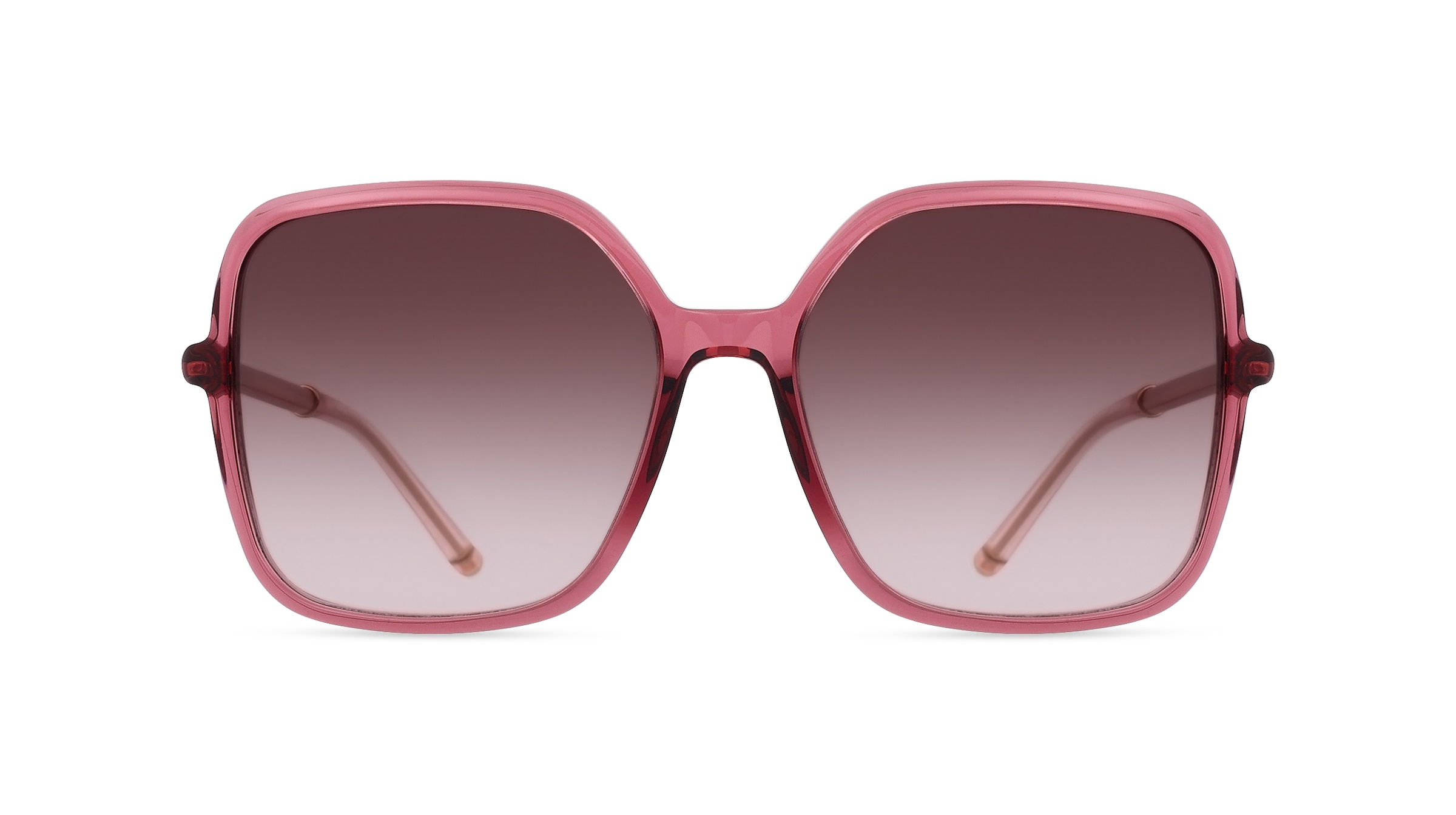 Escada ESCSESD48 Damen-Sonnenbrille Vollrand Eckig Kunststoff-Gestell, pink