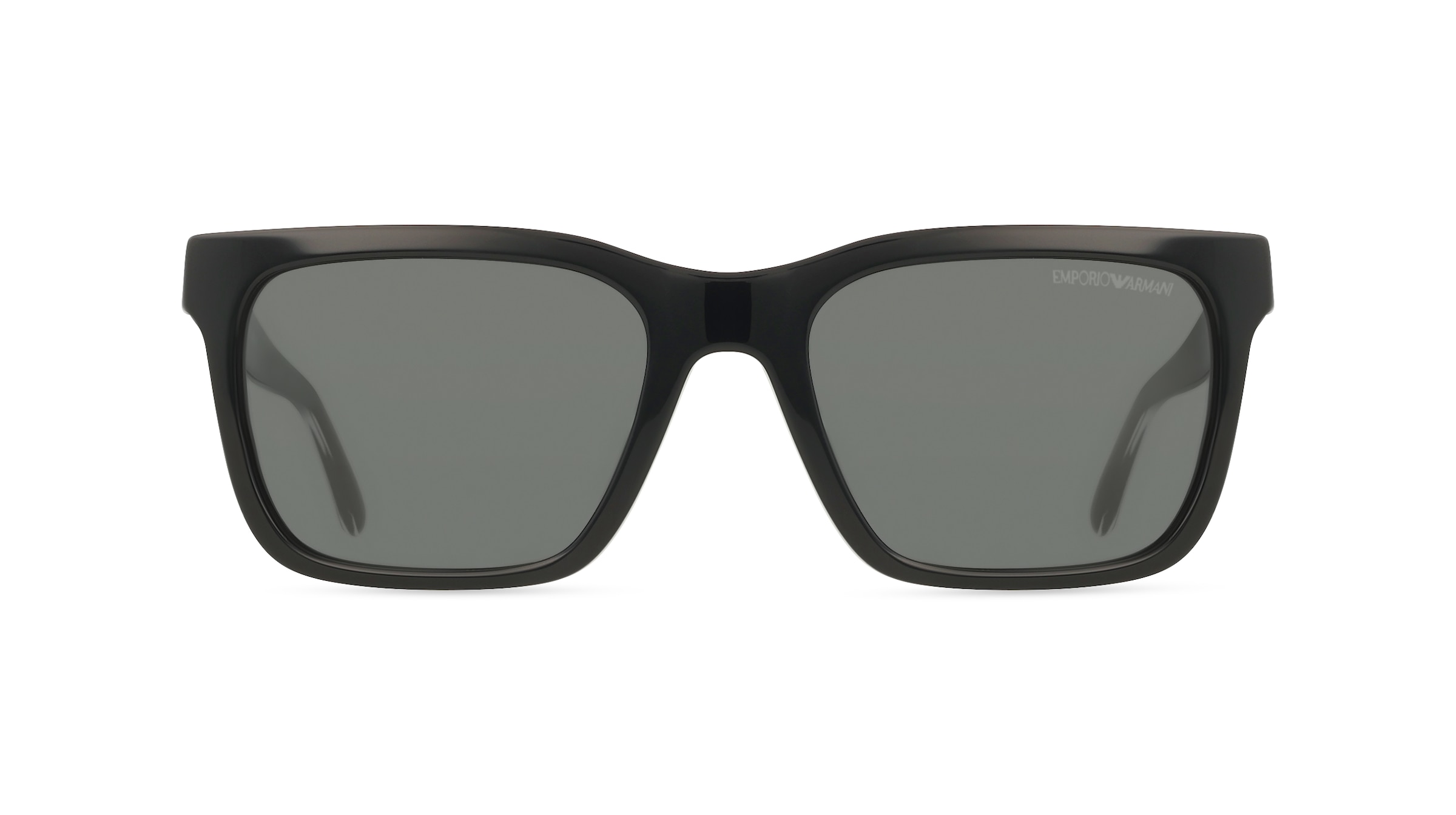Emporio Armani 0EA4262U Herren-Sonnenbrille Vollrand Quadratisch Acetat-Gestell, schwarz