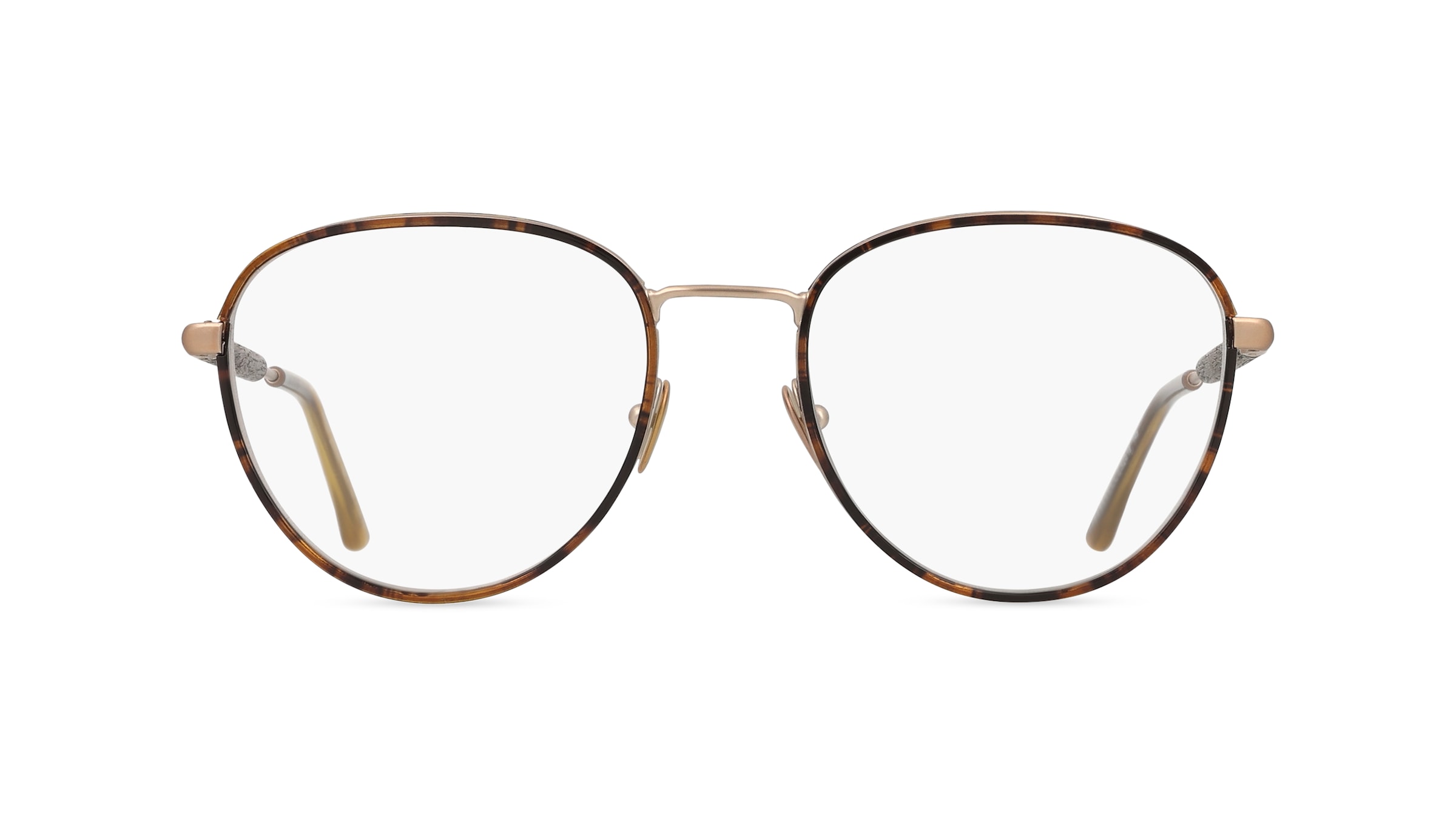 Giorgio Armani 0AR5137J Herren-Brille inkl. Gläser Vollrand Panto Edelstahl-Gestell 52/19/145, Gold