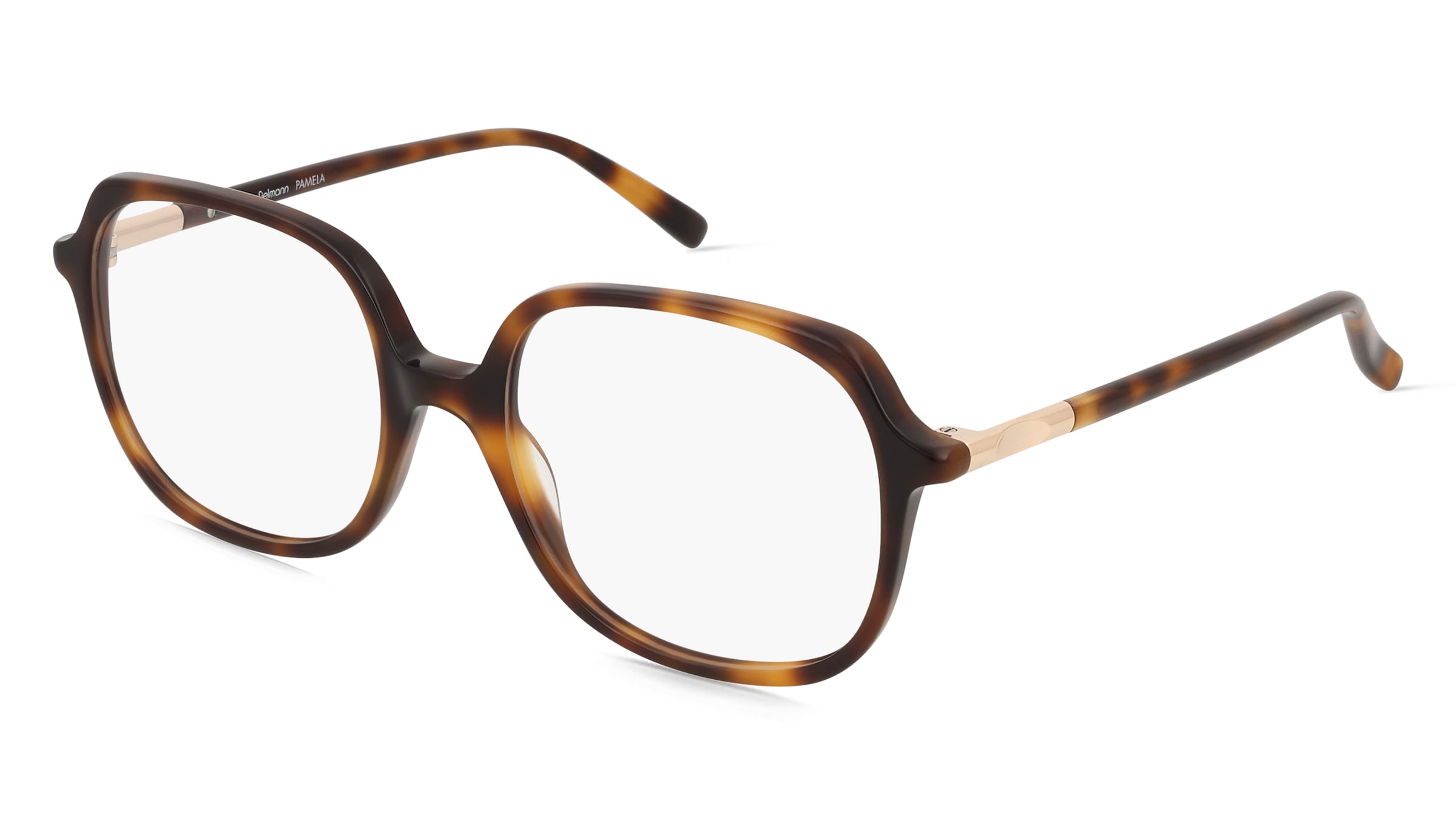 Fielmann LN 061 FA PAMELA Damen-Brille inkl. Gläser Vollrand Quadratisch Acetat-Gestell 53/18/140, Havanna