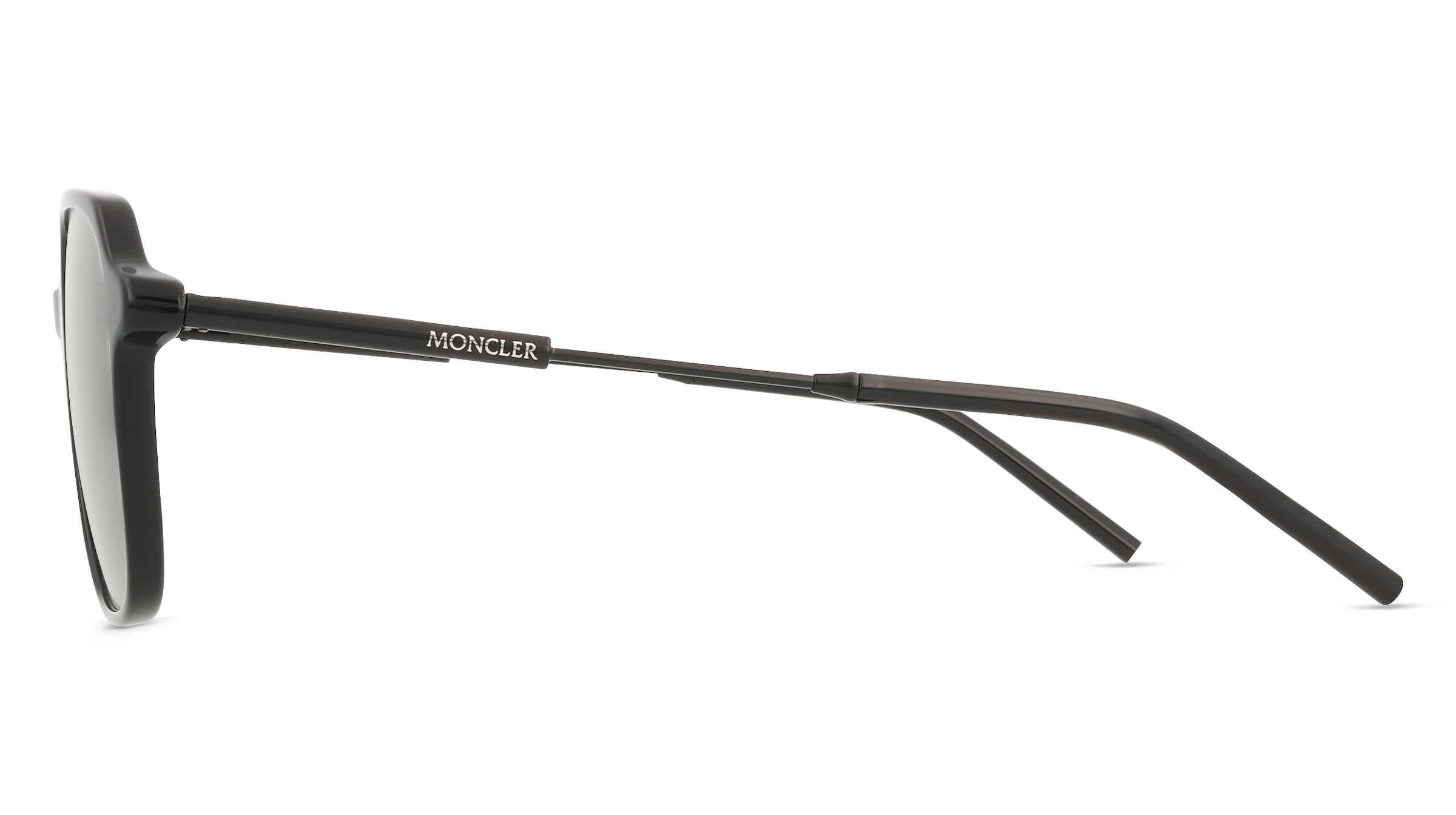 Thumbnail - Moncler ME6010 Unisex-Sonnenbrille Vollrand Pilot Acetat-Gestell, schwarz