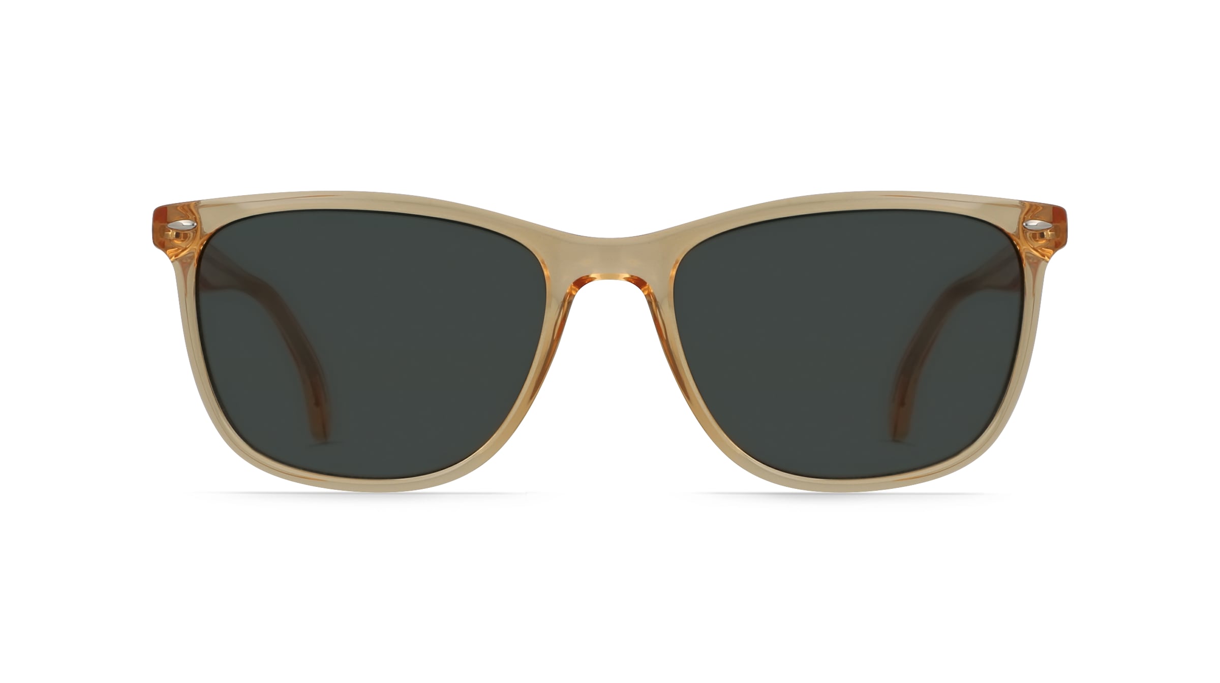 Fielmann JIL 011 SUN CL Unisex-Sonnenbrille Vollrand Eckig Propionat-Gestell, orange