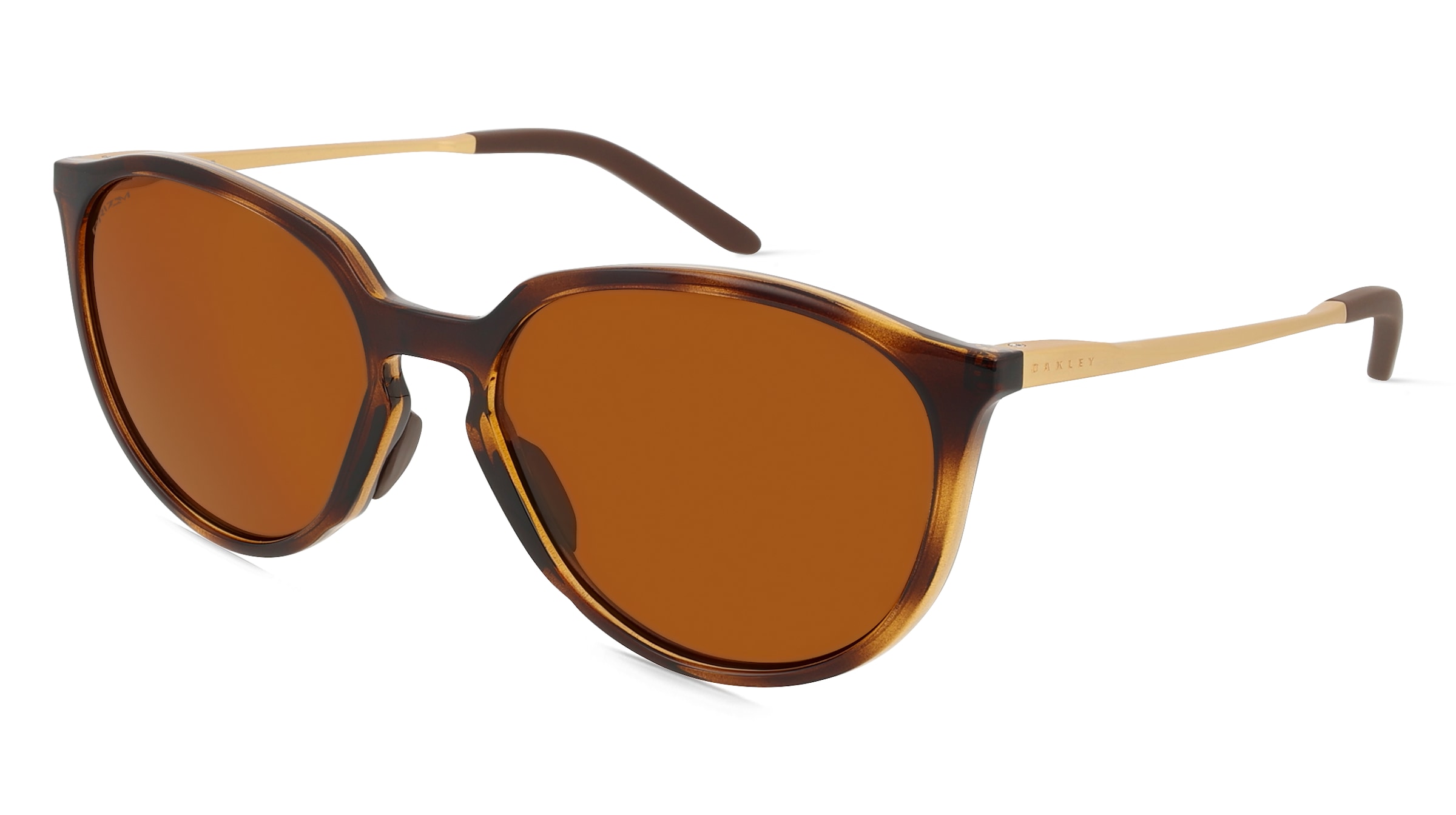 Oakley OO9288 SIELO Damen-Sonnenbrille Vollrand Rund Acetat-Gestell, Braun