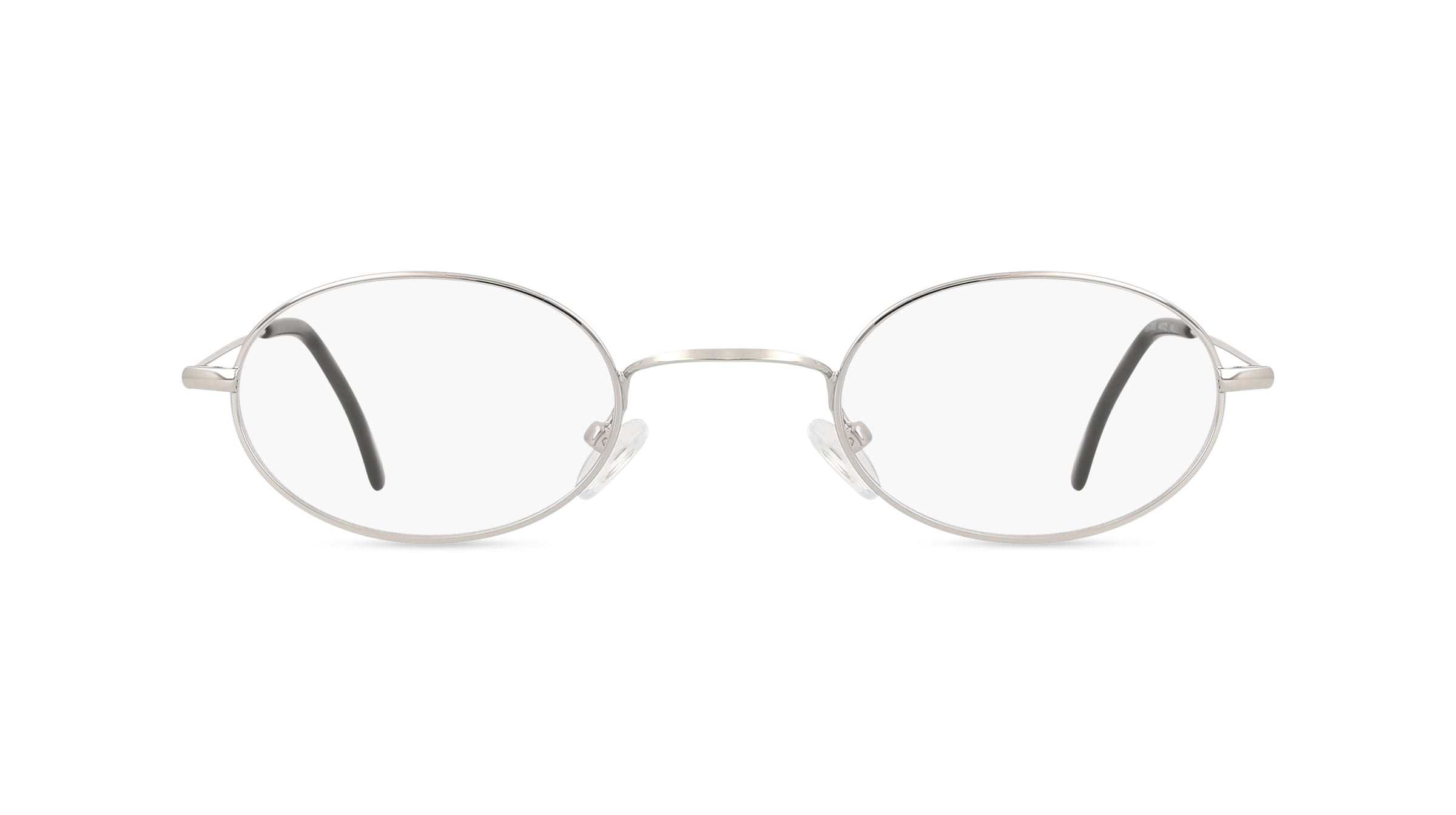 Fielmann BD 316 CL Unisex-Brille inkl. Gläser Vollrand Oval Edelstahl-Gestell 48mm/22mm/145mm, silber