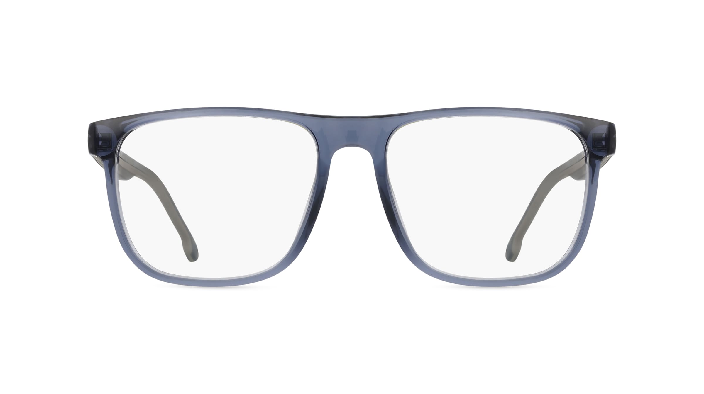 Carrera 8892 Herren-Brille inkl. Gläser Vollrand Eckig Kunststoff-Gestell 55mm/17mm/145mm, blau