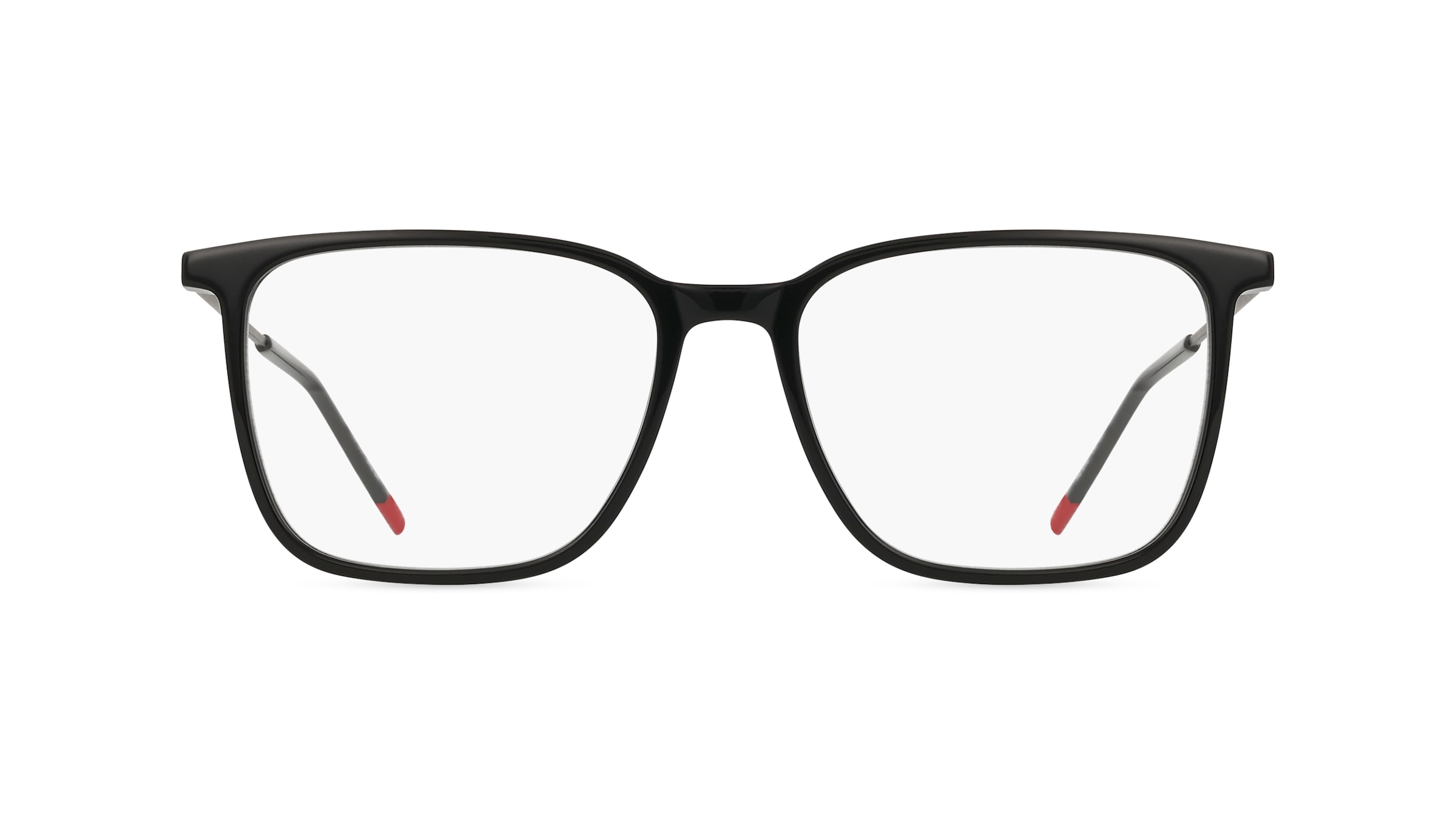 Hugo HG 1288 Herren-Brille inkl. Gläser Vollrand Eckig Acetat-Gestell 54mm/16mm/145mm, schwarz