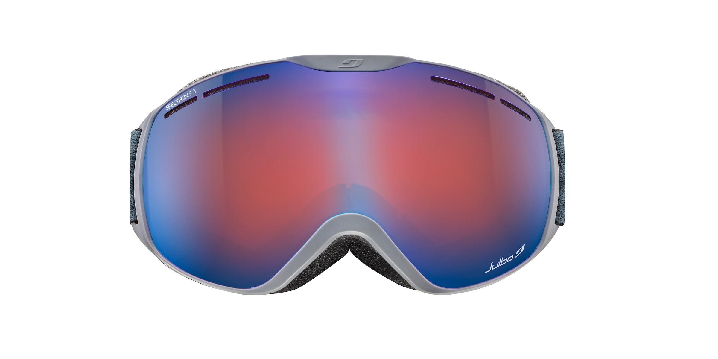 Julbo J7621 Herren-Skibrille Vollrand Monoscheibe Kunststoff-Gestell, grau