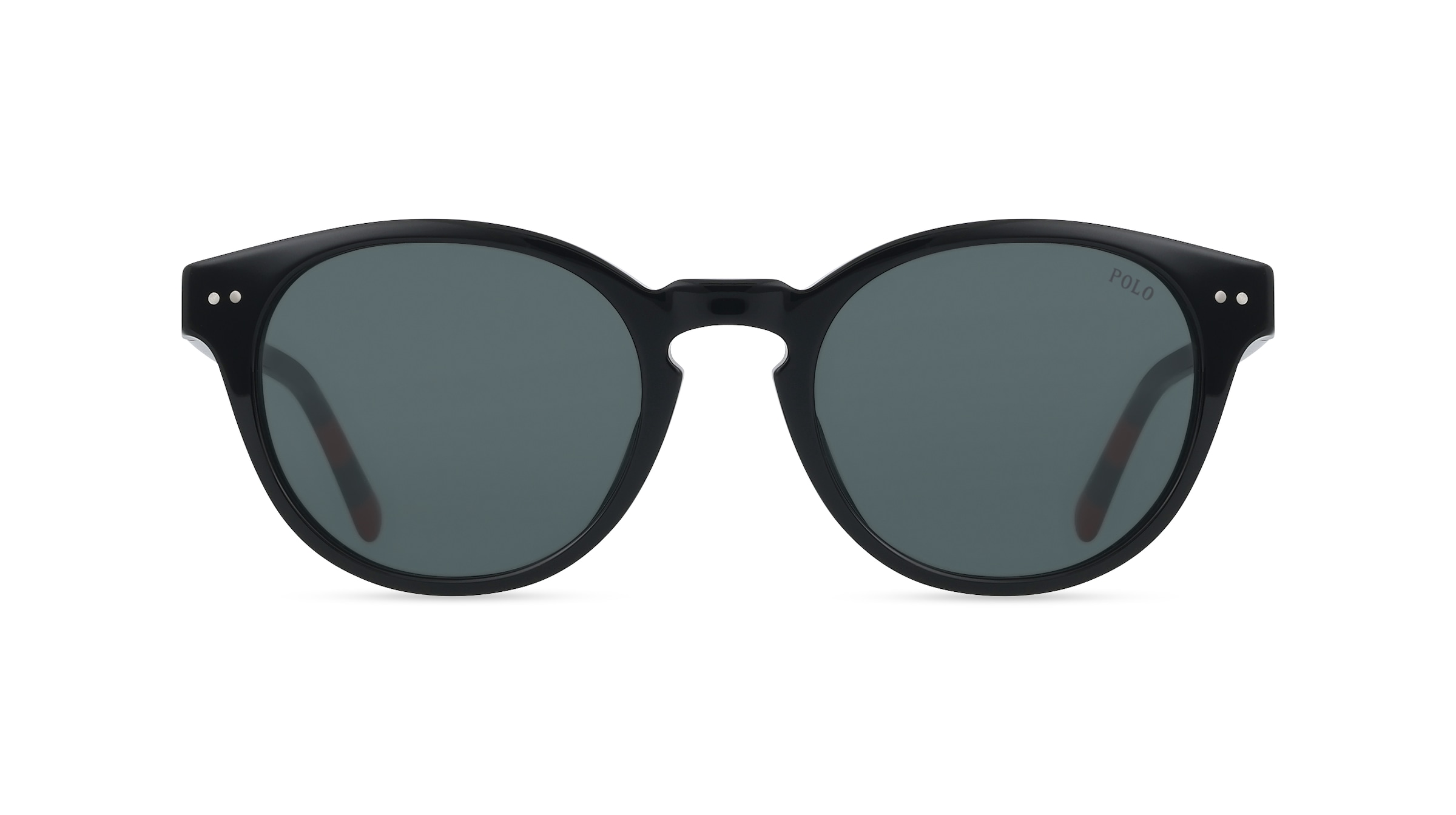 Polo Ralph Lauren PH4241U Herren-Sonnenbrille Vollrand Rund Acetat-Gestell, Schwarz