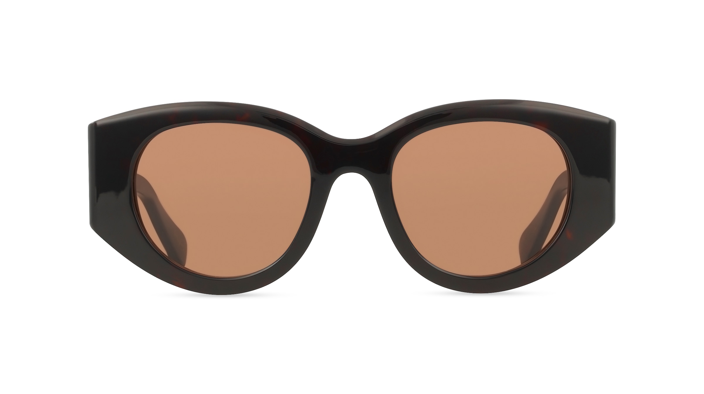 Chloé CH0251S Damen-Sonnenbrille Vollrand Oval Acetat-Gestell, Havanna