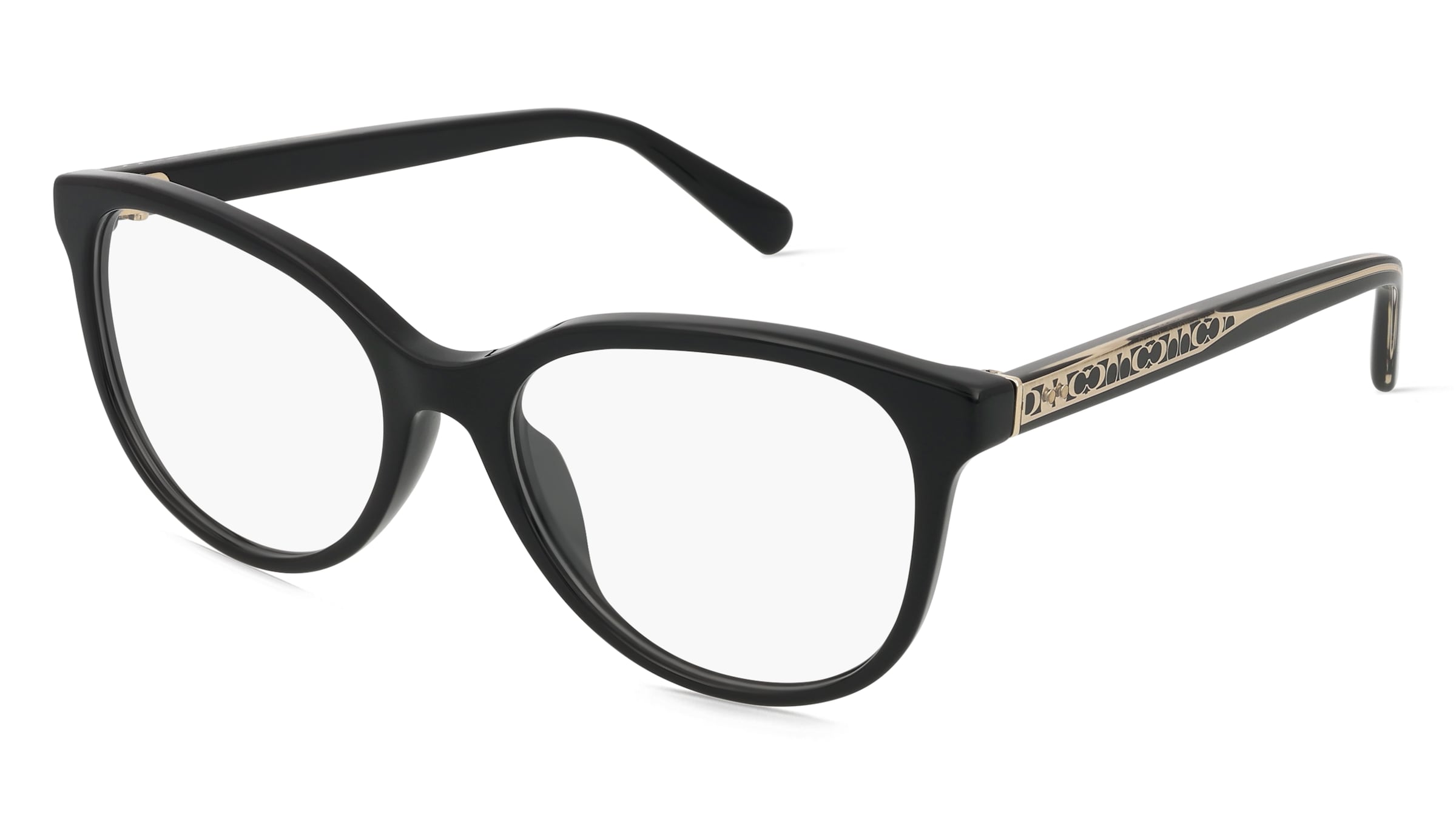 Coach 0HC6236U Damen-Brille inkl. Gläser Vollrand Quadratisch Acetat-Gestell 55/18/145, Schwarz