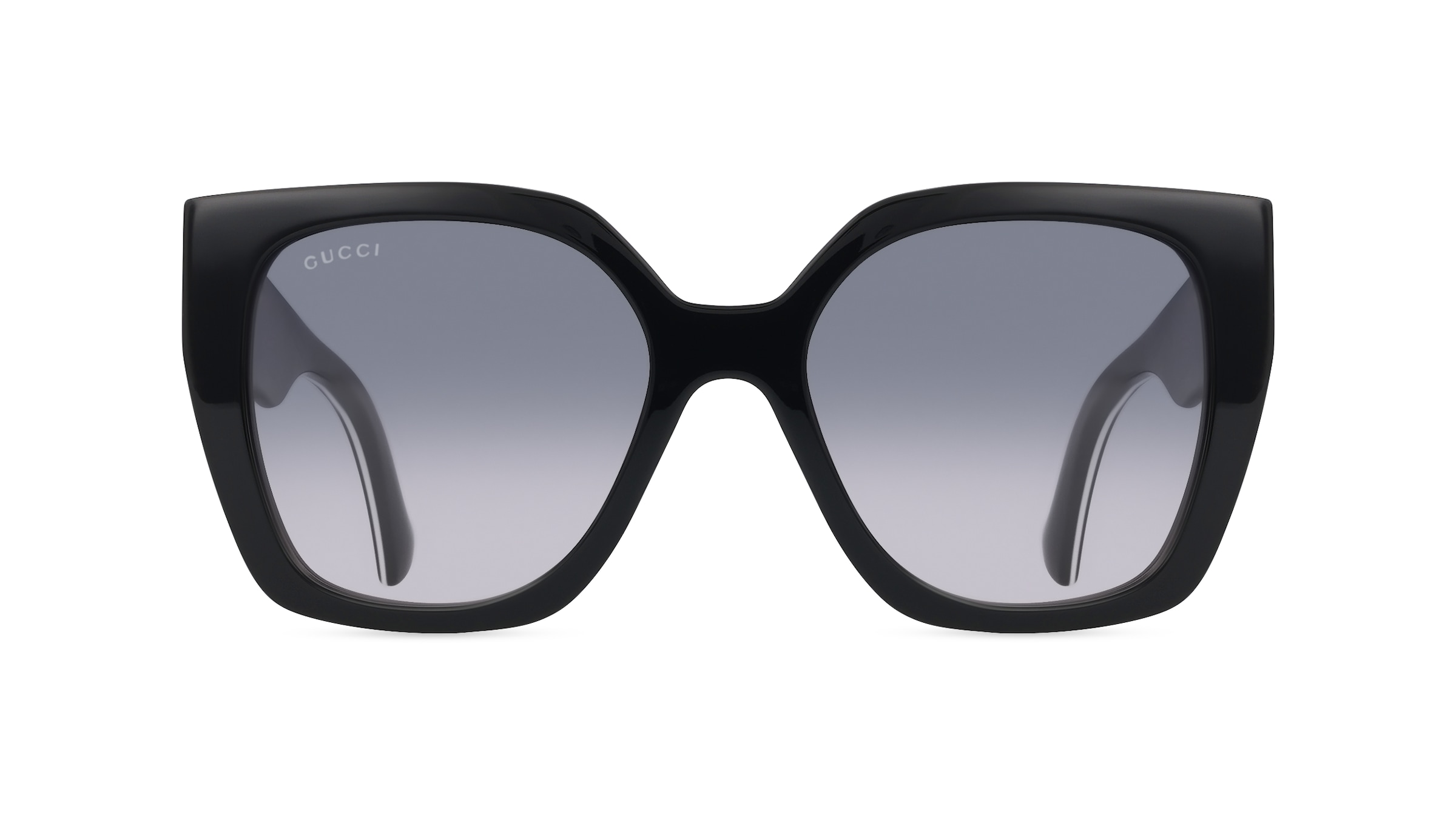 Gucci GG1300S Damen-Sonnenbrille Vollrand Eckig Kunststoff-Gestell, Schwarz