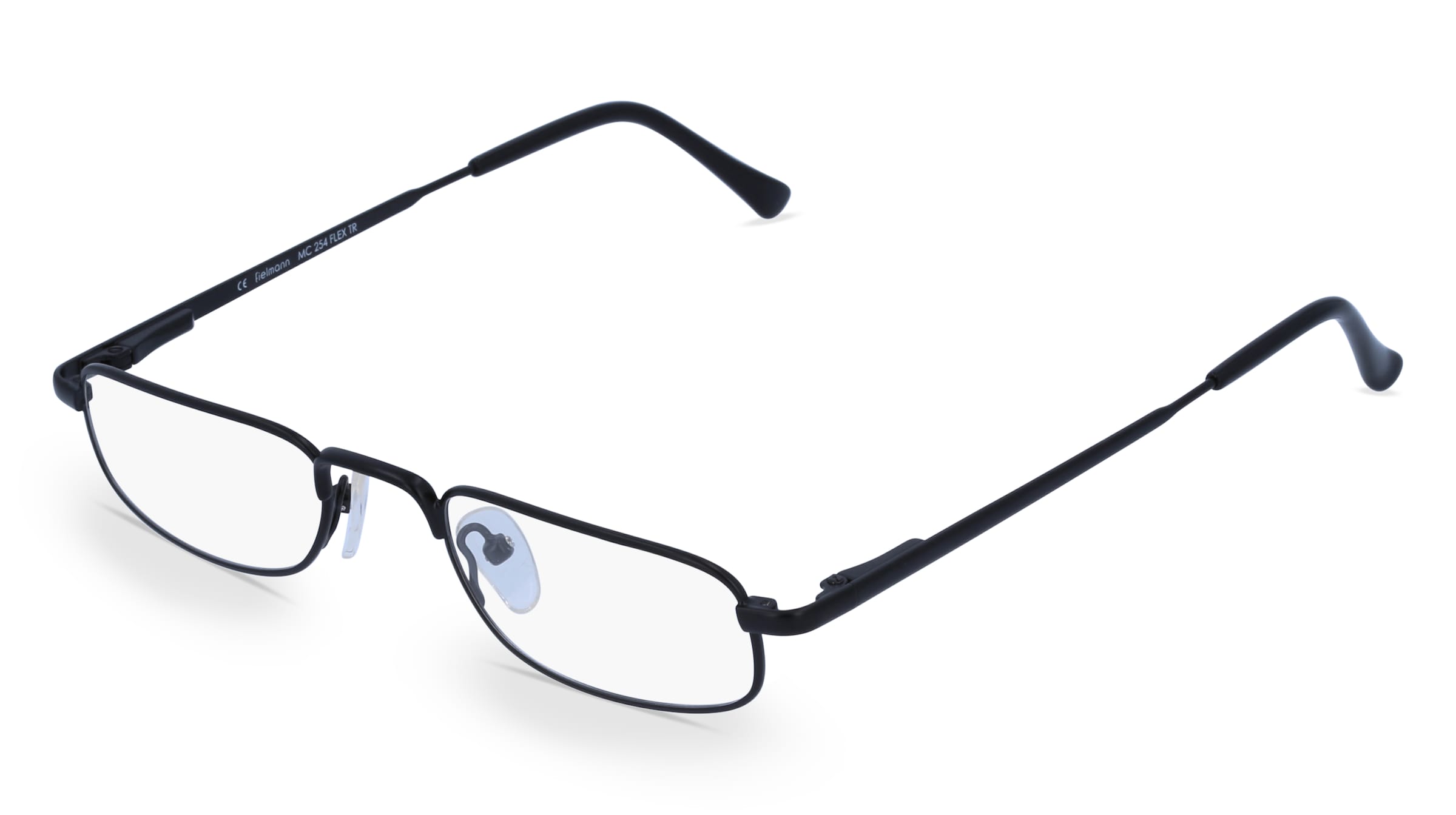 Fielmann MC 254 FLEX TR Herren-Brille inkl. Gläser Vollrand Halb Metall-Gestell 49/21/145, Schwarz