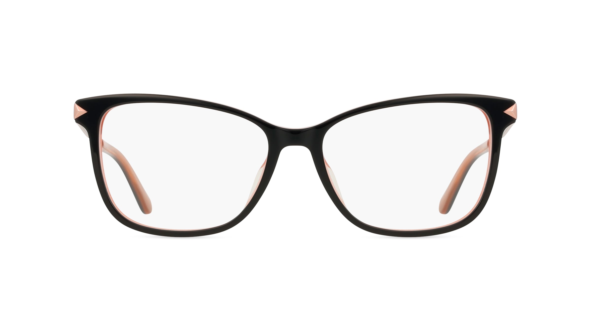 Guess GU2754 Unisex-Brille inkl. Gläser Vollrand Cateye Kunststoff Metall-Gestell 52mm/14mm/140mm, schwarz