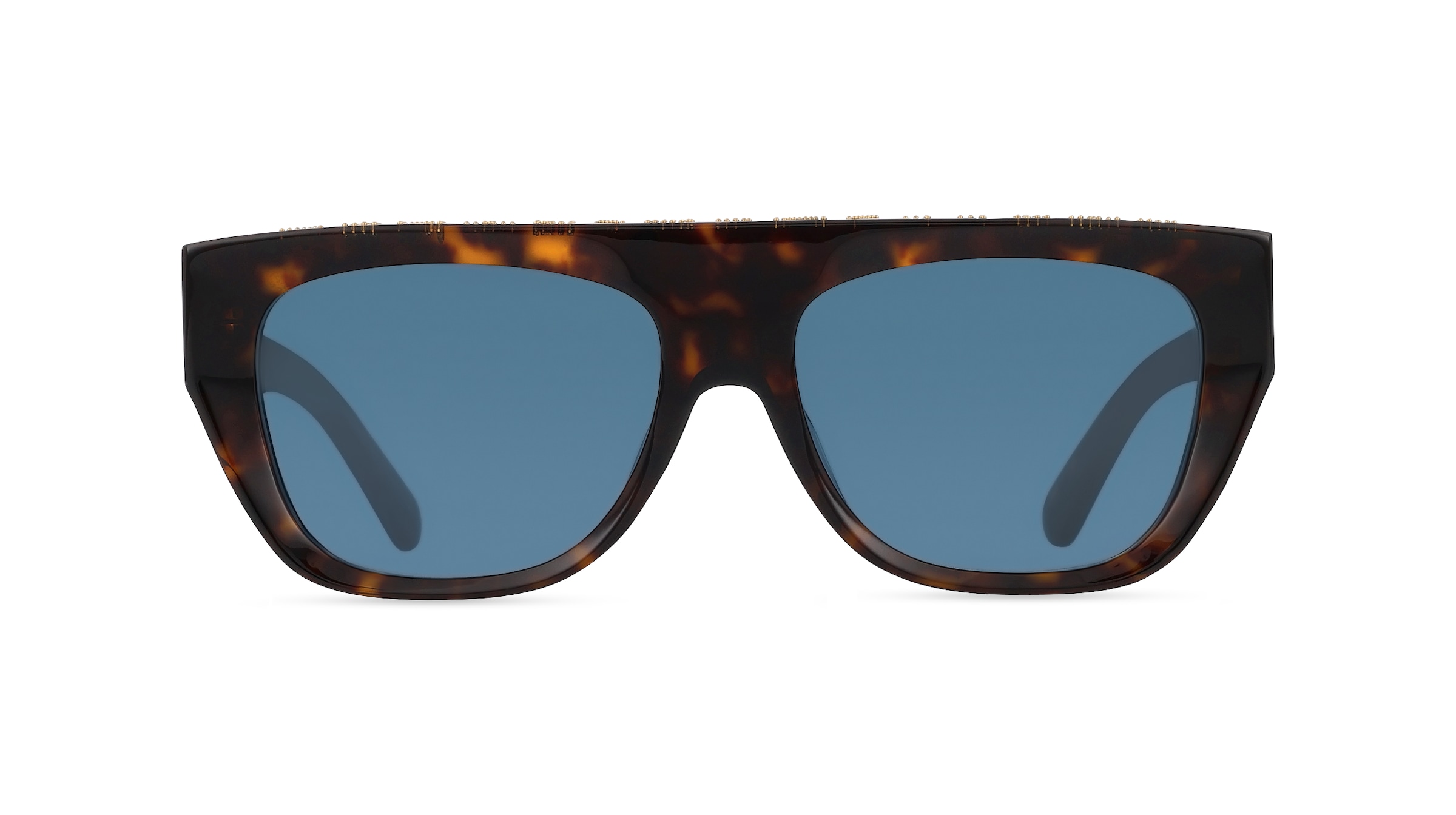 Stella McCartney SC40048I Damen-Sonnenbrille Vollrand Eckig Bio-Acetat-Gestell, braun