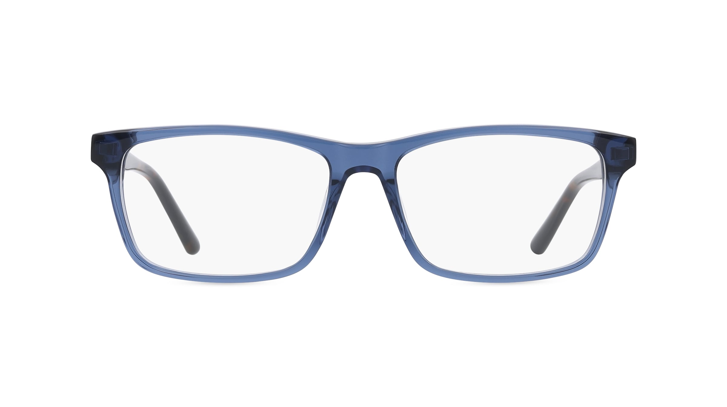 Guess GU8268 Unisex-Brille inkl. Gläser Vollrand Eckig Kunststoff-Gestell 49mm/14mm/140mm, blau