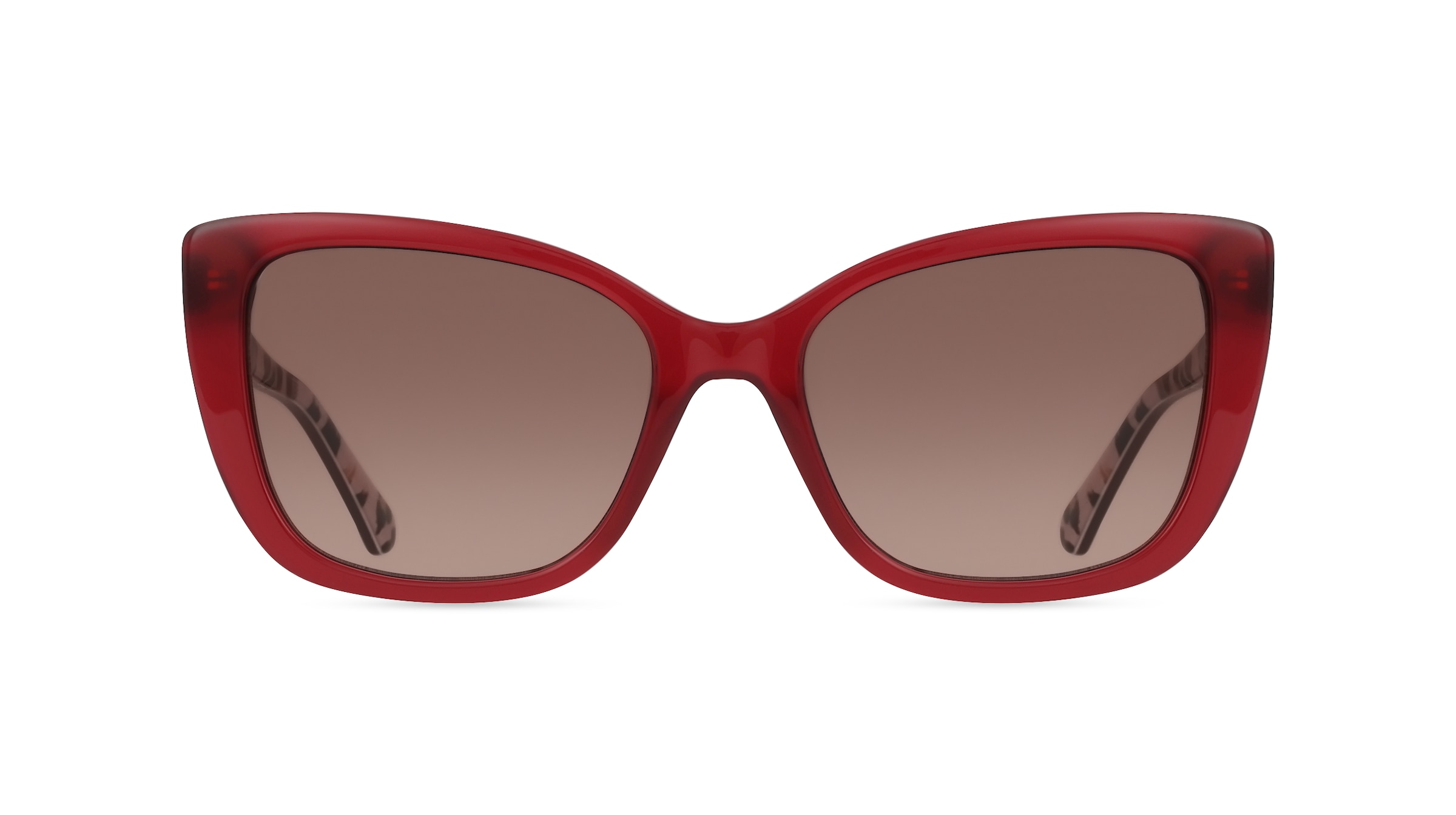 Moschino MOL073/S Damen-Sonnenbrille Vollrand Butterfly Acetat-Gestell, rot