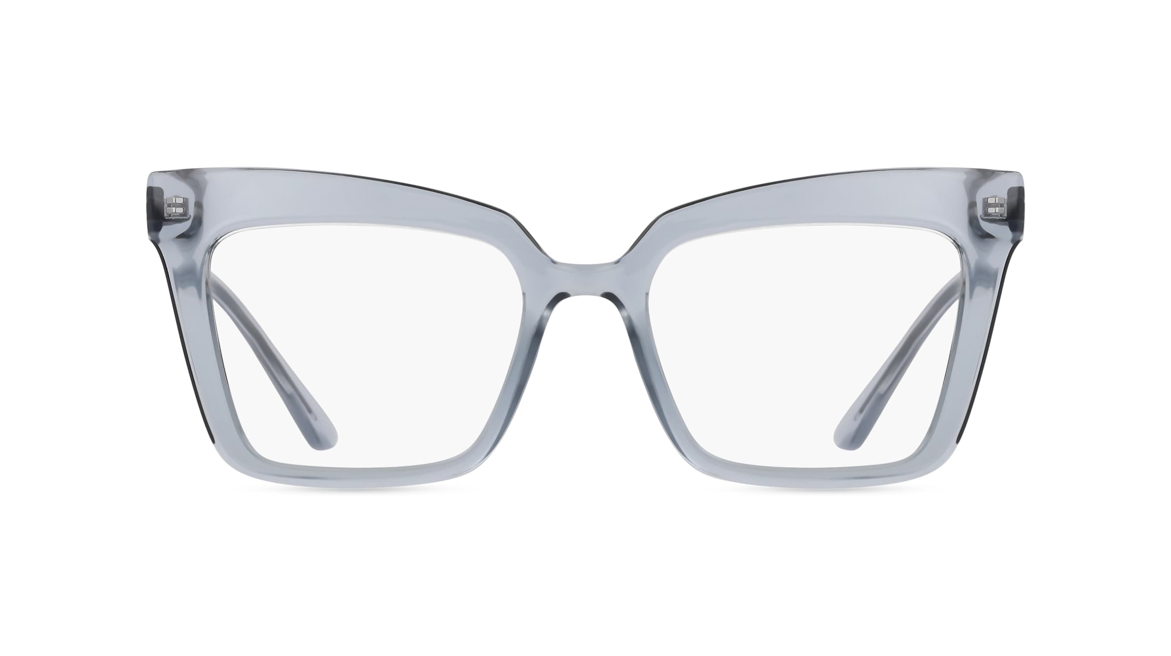 Karl Lagerfeld KL6136 Unisex-Brille inkl. Gläser Vollrand Cateye Acetat-Gestell 51mm/18mm/140mm, grau