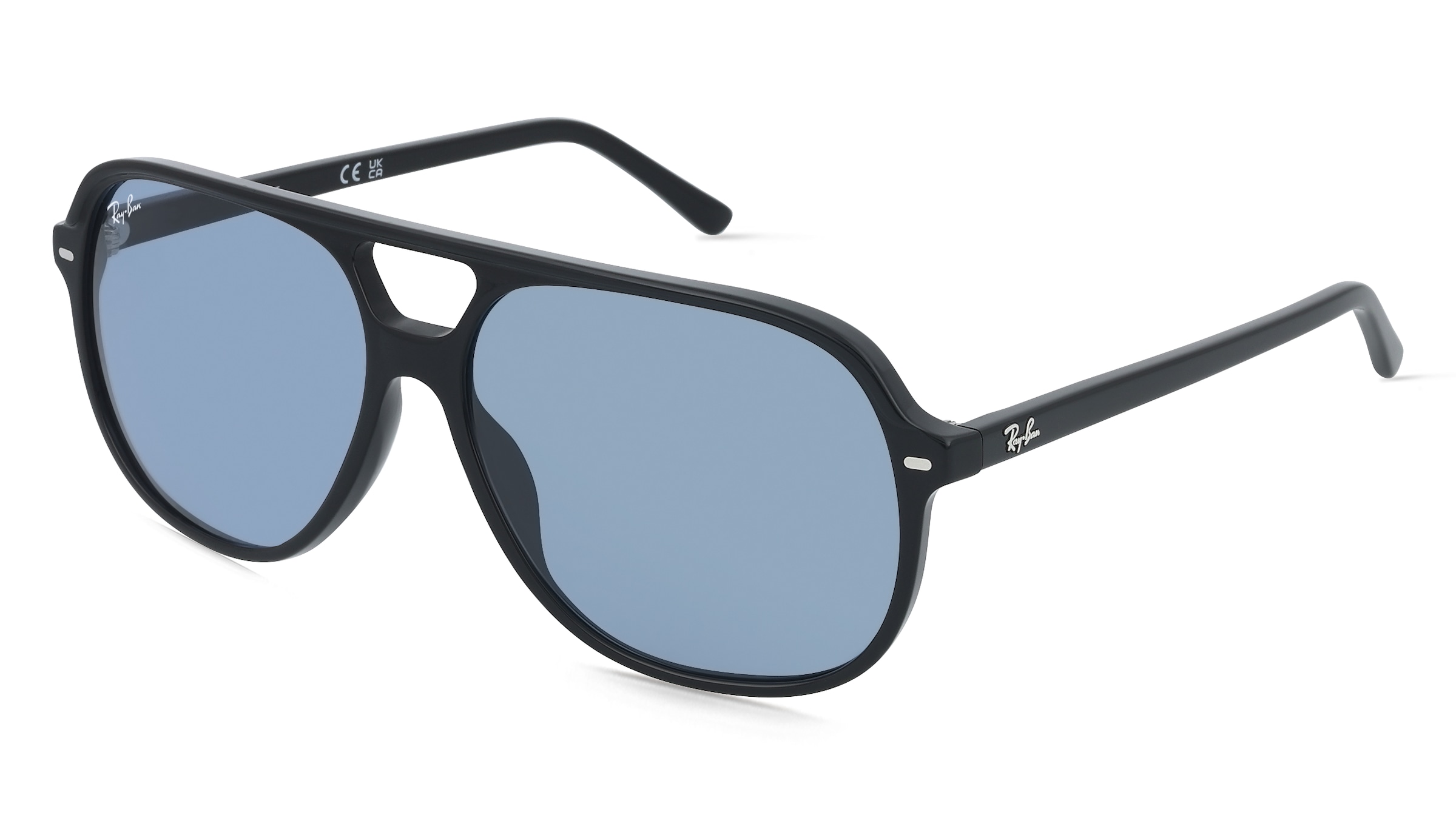 Ray-Ban RB2198 BILL Unisex-Sonnenbrille Vollrand Quadratisch Acetat-Gestell, schwarz