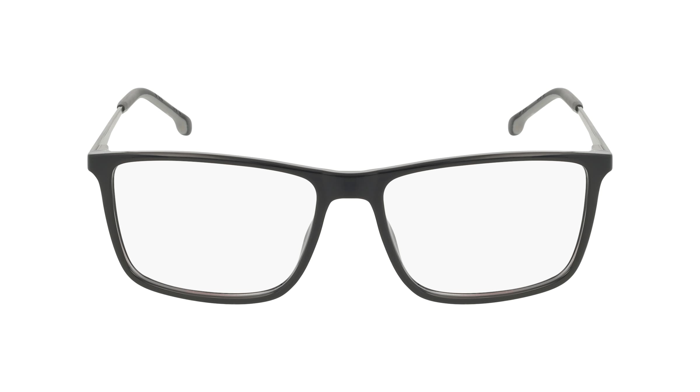 Carrera 8881 Herren-Brille inkl. Gläser Vollrand Eckig Kunststoff-Gestell 56mm/16mm/145mm, schwarz